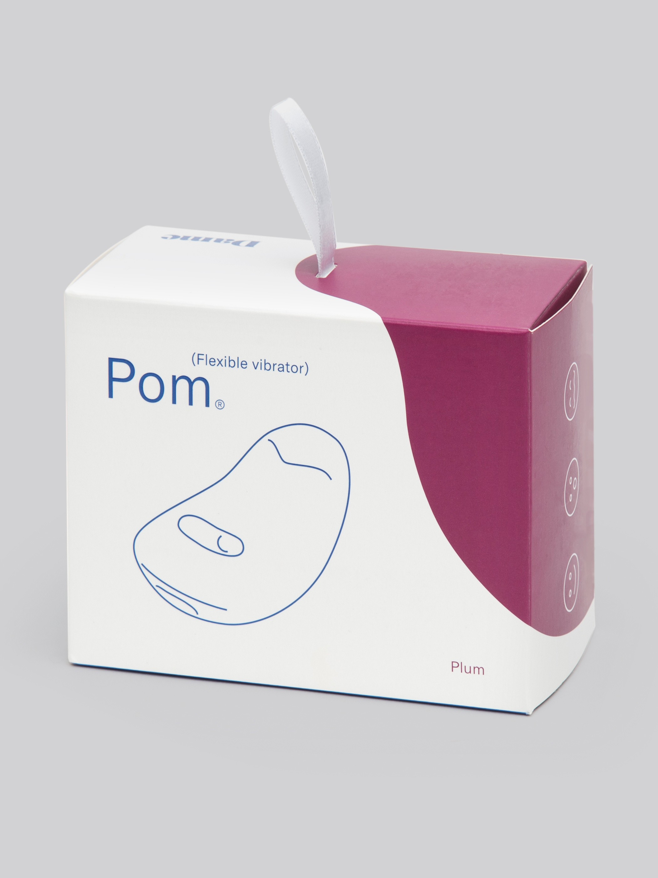 Dame Pom Rechargeable Soft Touch Clitoral Vibrator, Purple, hi-res