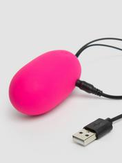Gros oeuf vibrant télécommandé rechargeable Smooth Operator, Lovehoney, Rose, hi-res