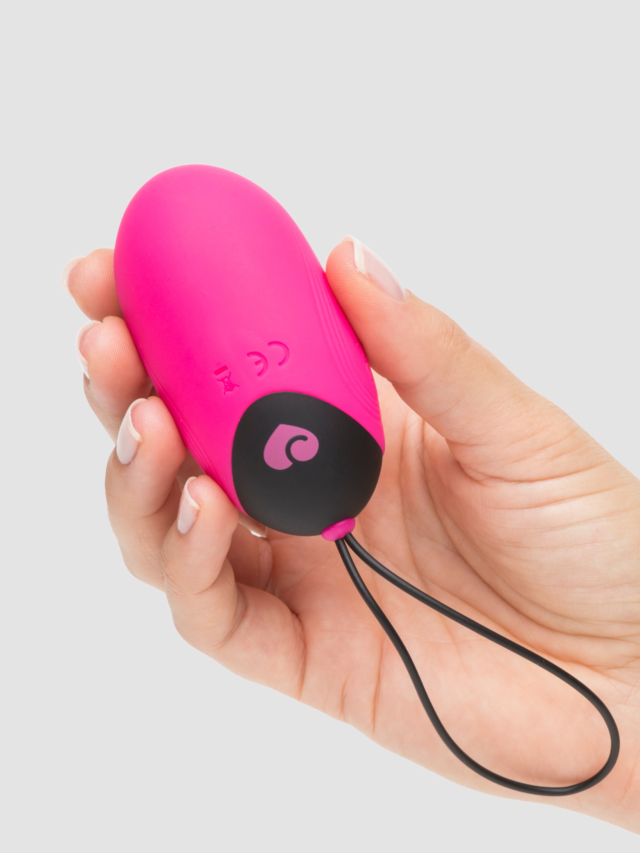 Lovehoney Rechargeable Remote Control Large Love Egg, Pink, hi-res
