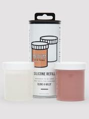 Clone-A-Willy Medium Skin Tone Silicone Refill, Flesh Tan, hi-res