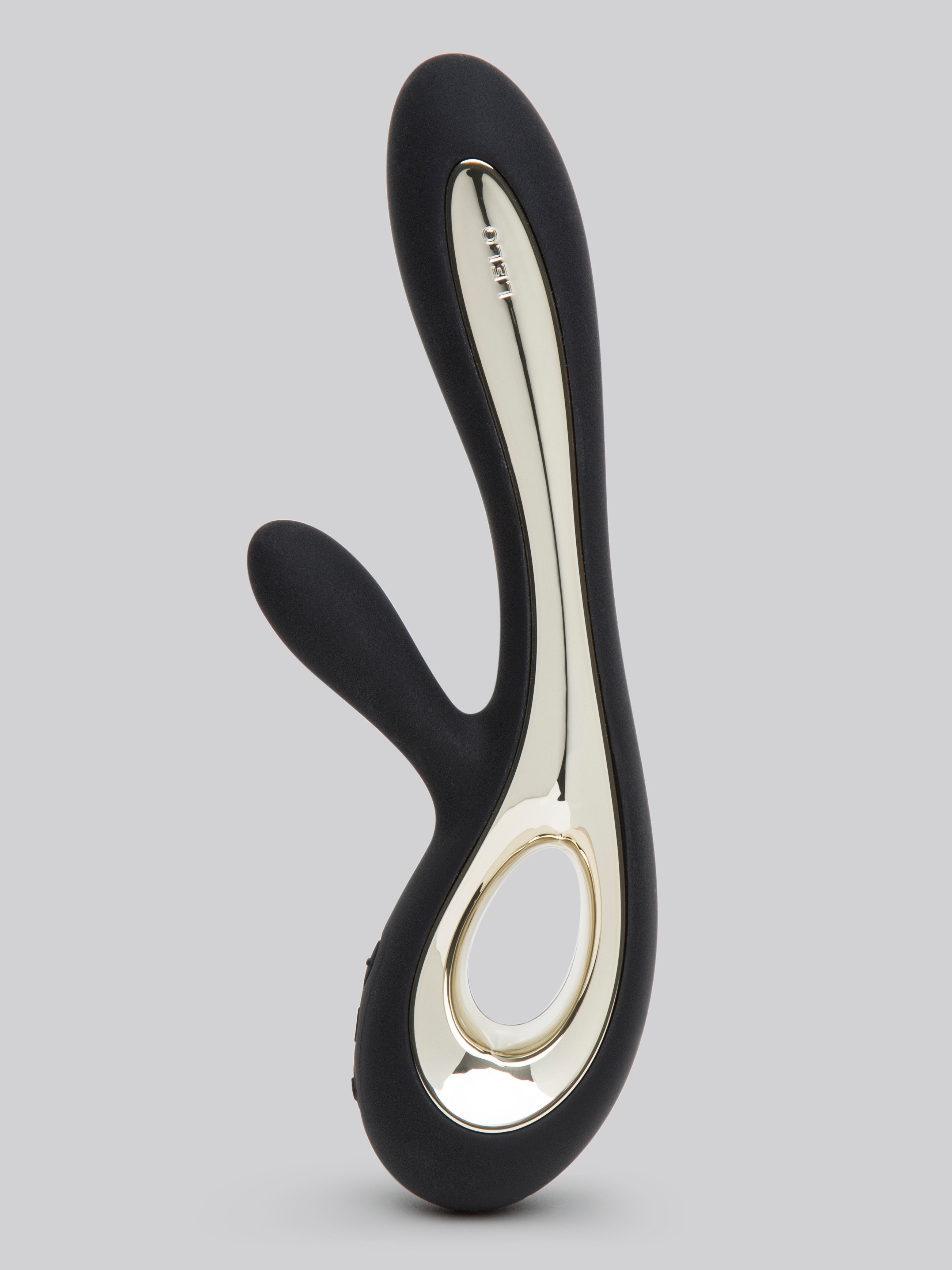Lelo Insignia Soraya 2 Luxury Rechargeable Rabbit Vibrator, Black, hi-res