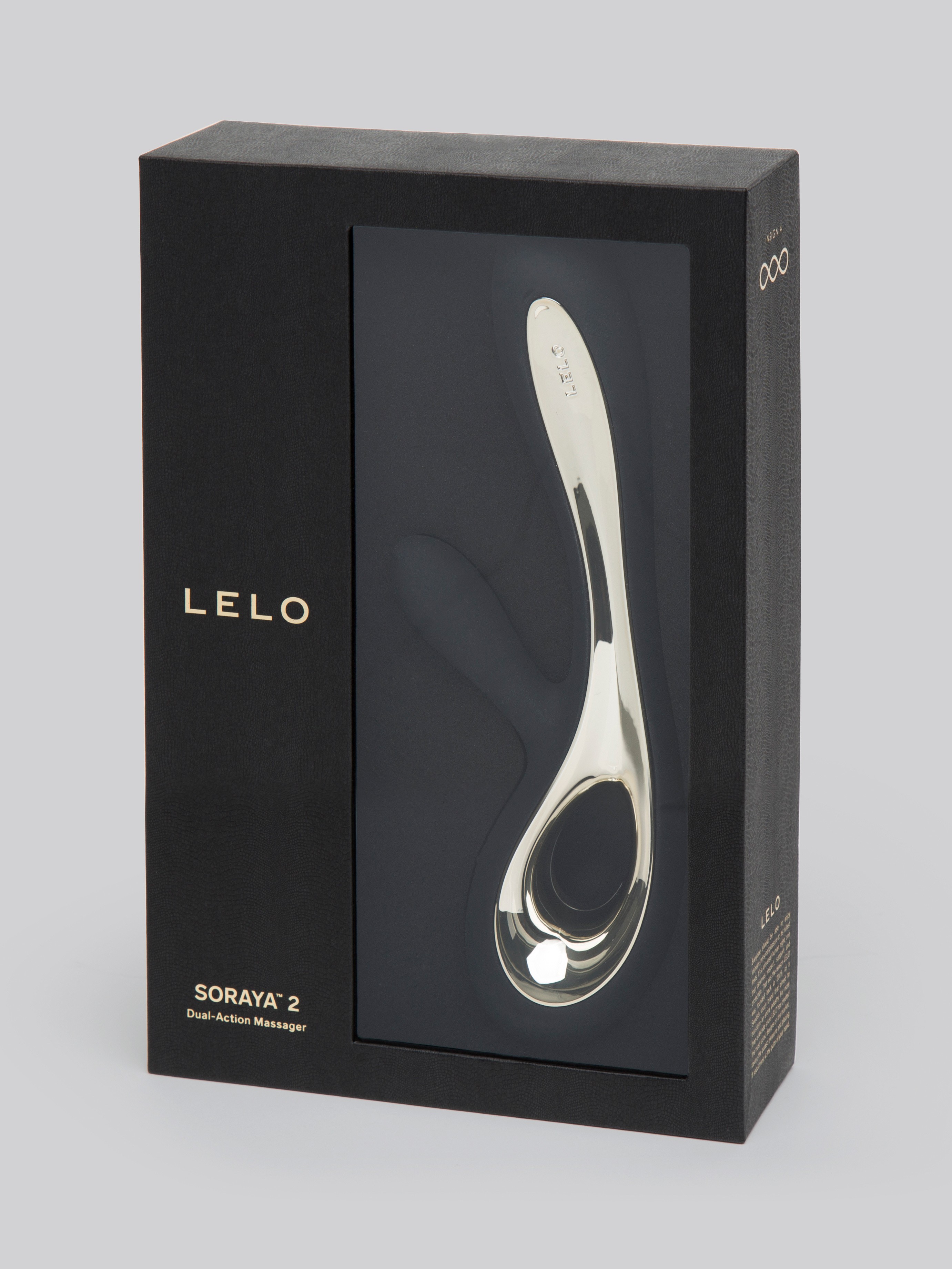 Lelo Insignia Soraya 2 Luxury Rechargeable Rabbit Vibrator, Black, hi-res