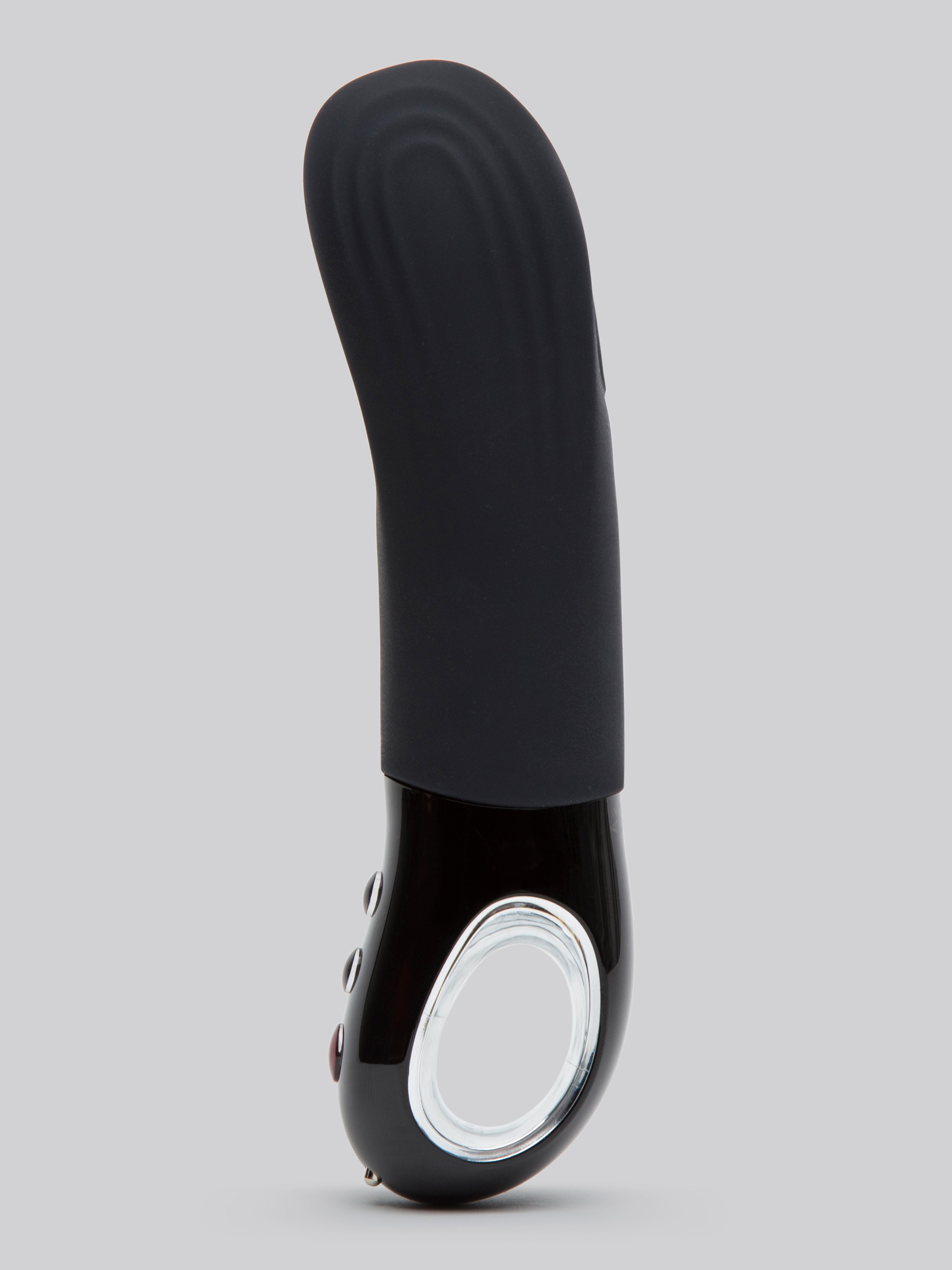 Fun Factory Manta Black Rechargeable Vibrating Male Stroker , Black, hi-res