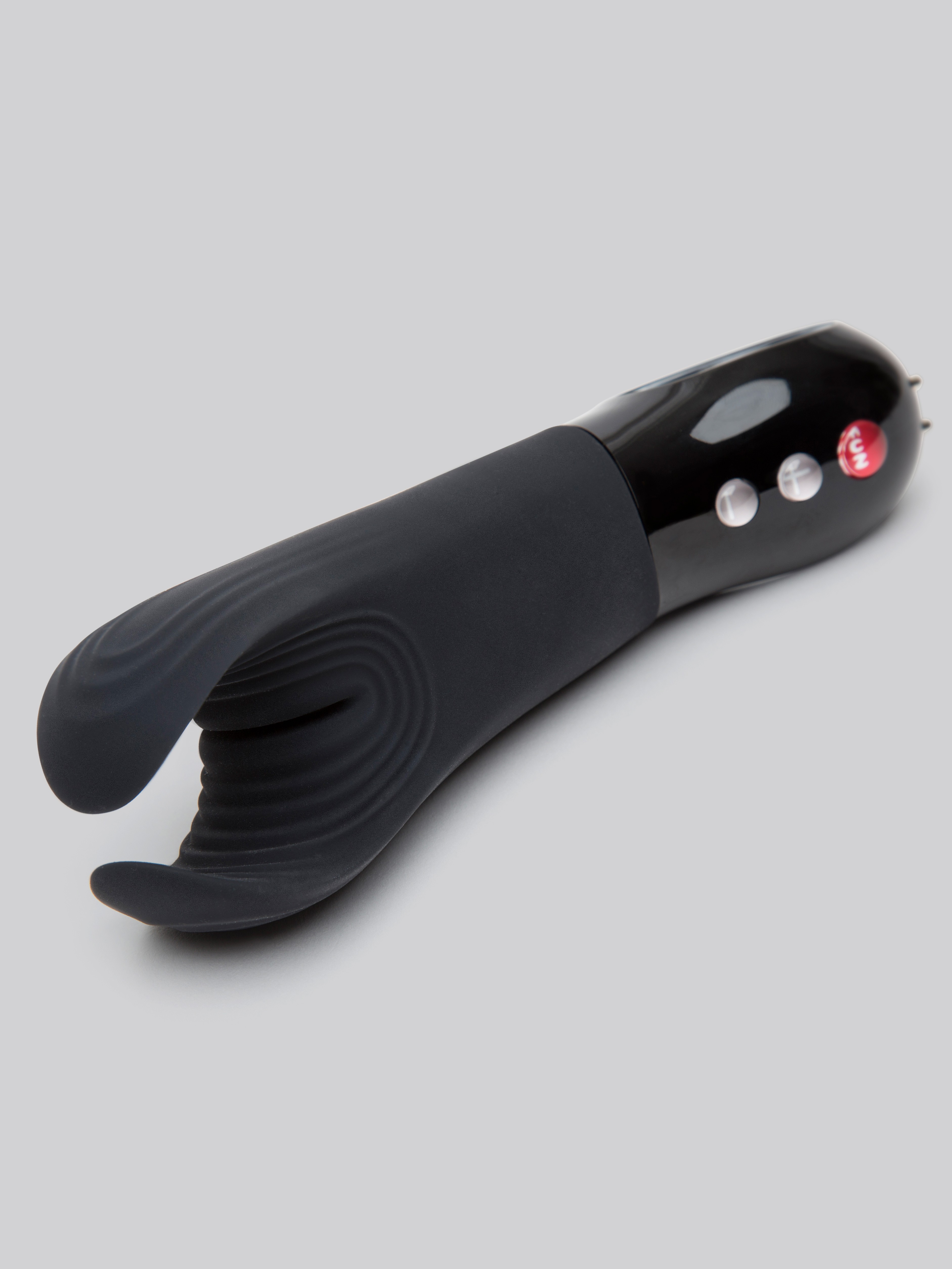 Fun Factory Manta Black Rechargeable Vibrating Male Stroker , Black, hi-res