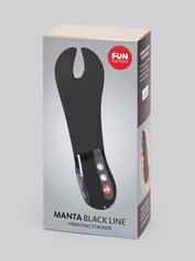 Fun Factory Manta Black Rechargeable Vibrating Male Stroker , Black, hi-res