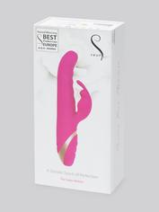 Swan Motion Rechargeable Luxury Thrusting Rabbit Vibrator, Pink, hi-res