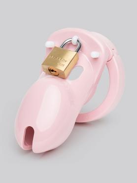 CB-3000 Pink Male Chastity Cage Kit