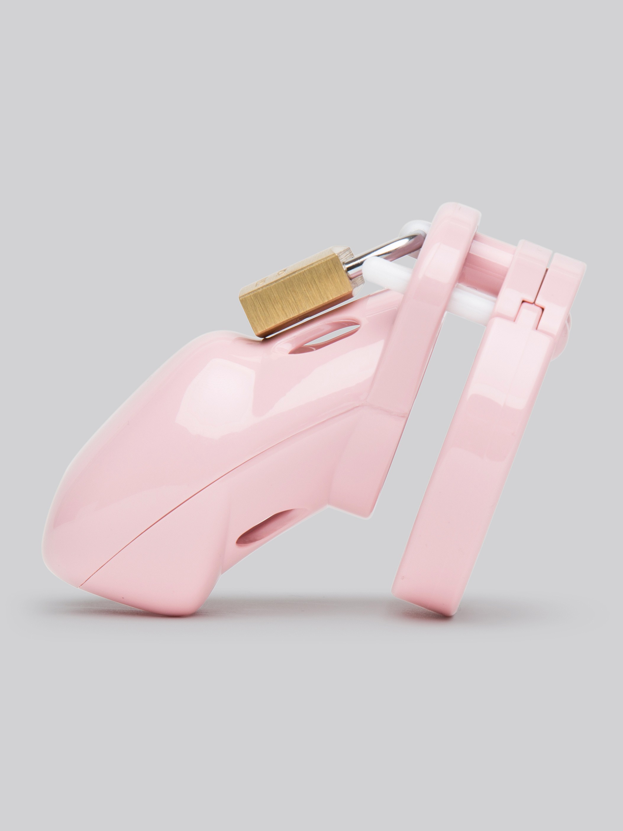 CB-3000 Pink Male Chastity Cage Kit, Pink, hi-res