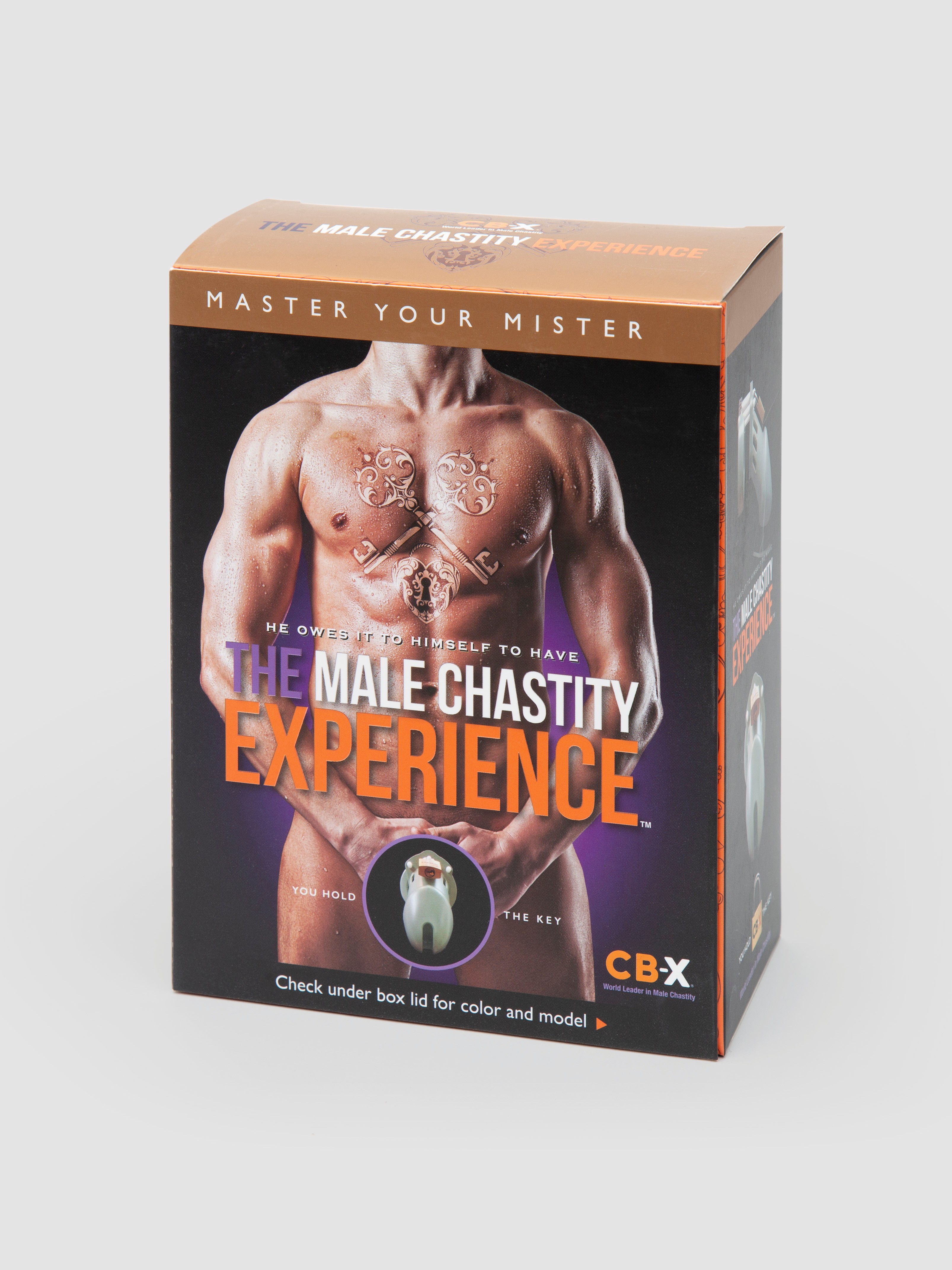 CB-3000 Pink Male Chastity Cage Kit, Pink, hi-res