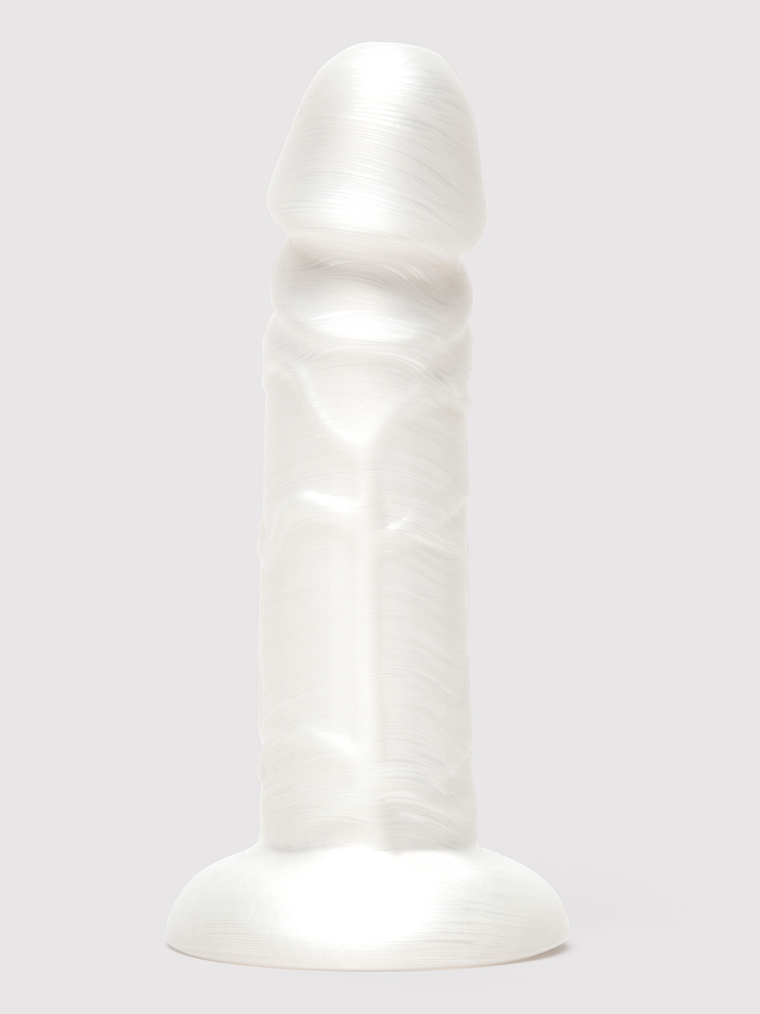 Lovehoney Time to Shine Realistic Pearlescent Dildo 6 Inch , White, hi-res