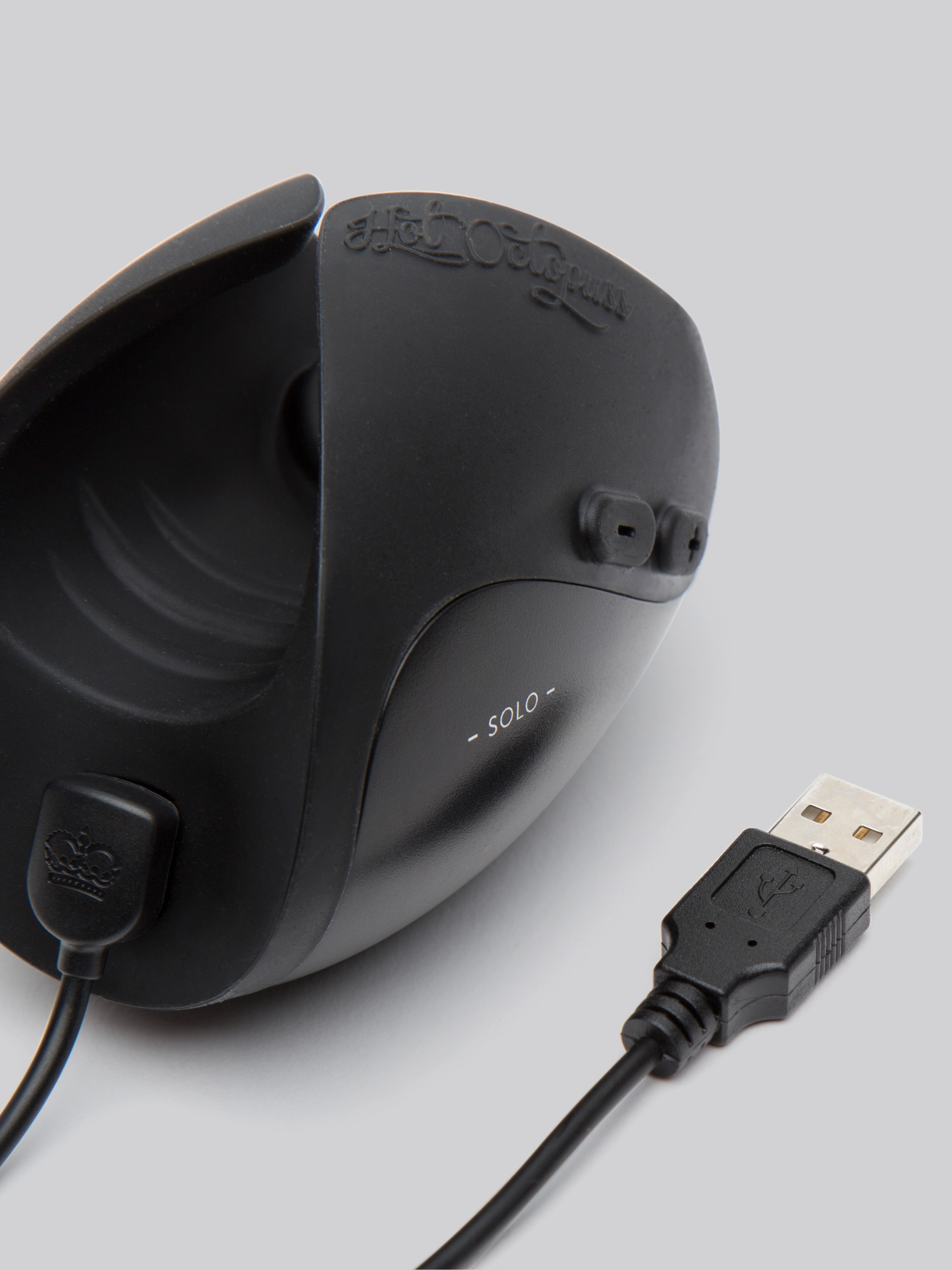 Hot Octopuss PULSE SOLO LUX Remote Control Vibrating Male Masturbator, Black, hi-res