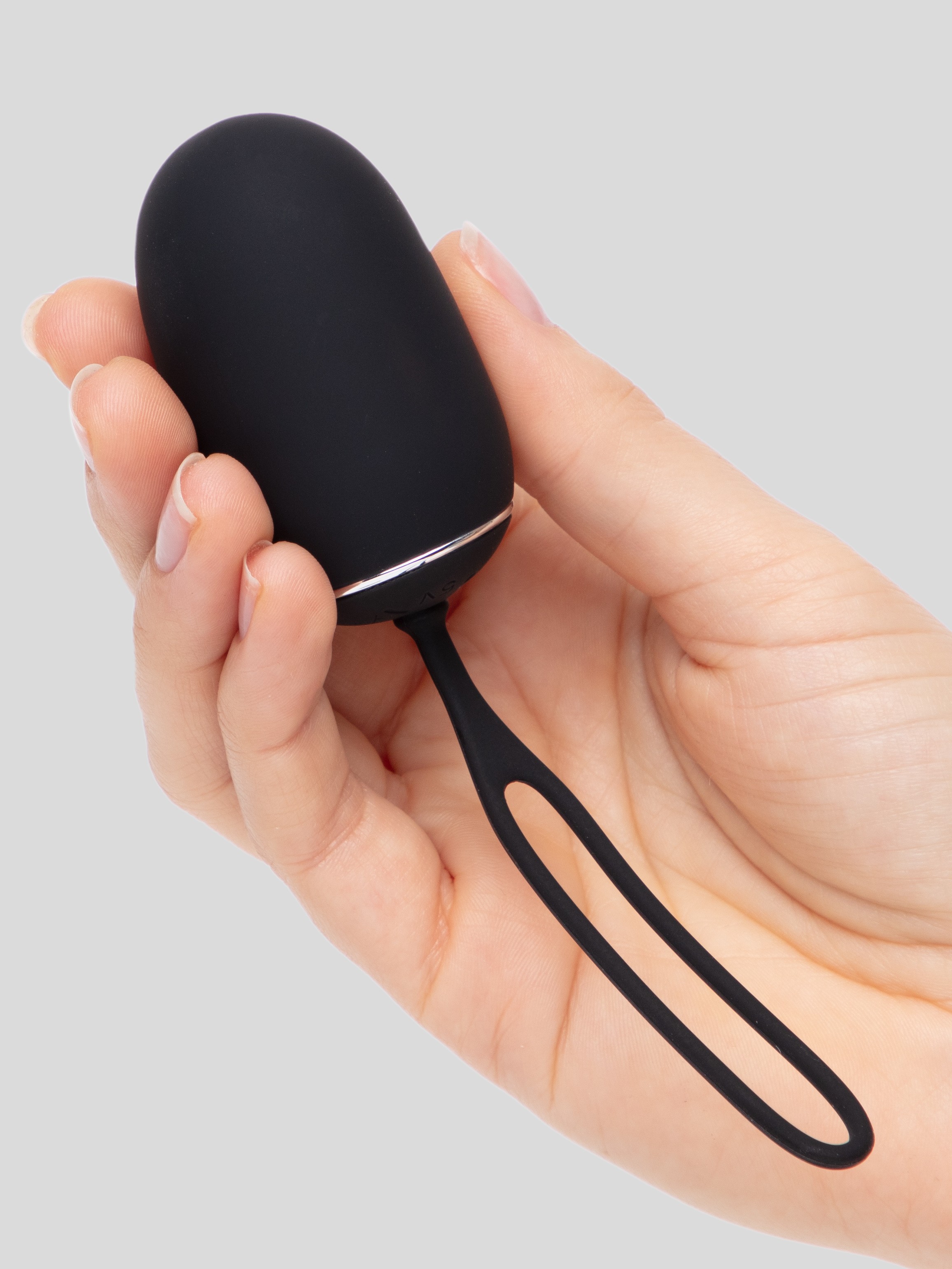 Tracey Cox Supersex Rechargeable Remote Control Love Egg Vibrator, Black, hi-res