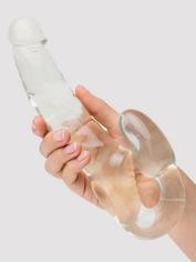 Lovehoney Double Feature Strapless Strap-On Dildo 7 Inch, Clear, hi-res