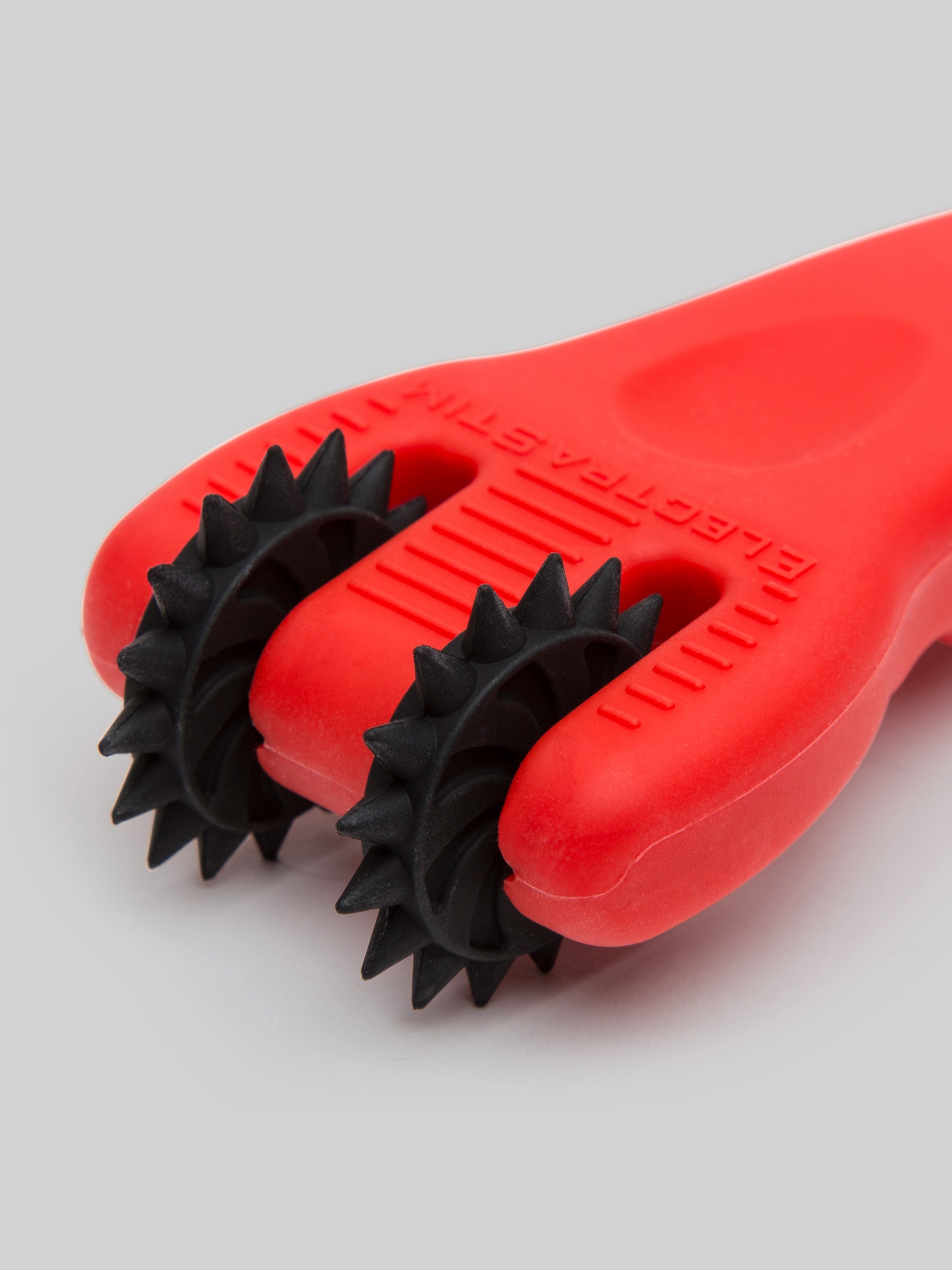 Electrastim Electrosex Silicone Double Pinwheel, Red, hi-res