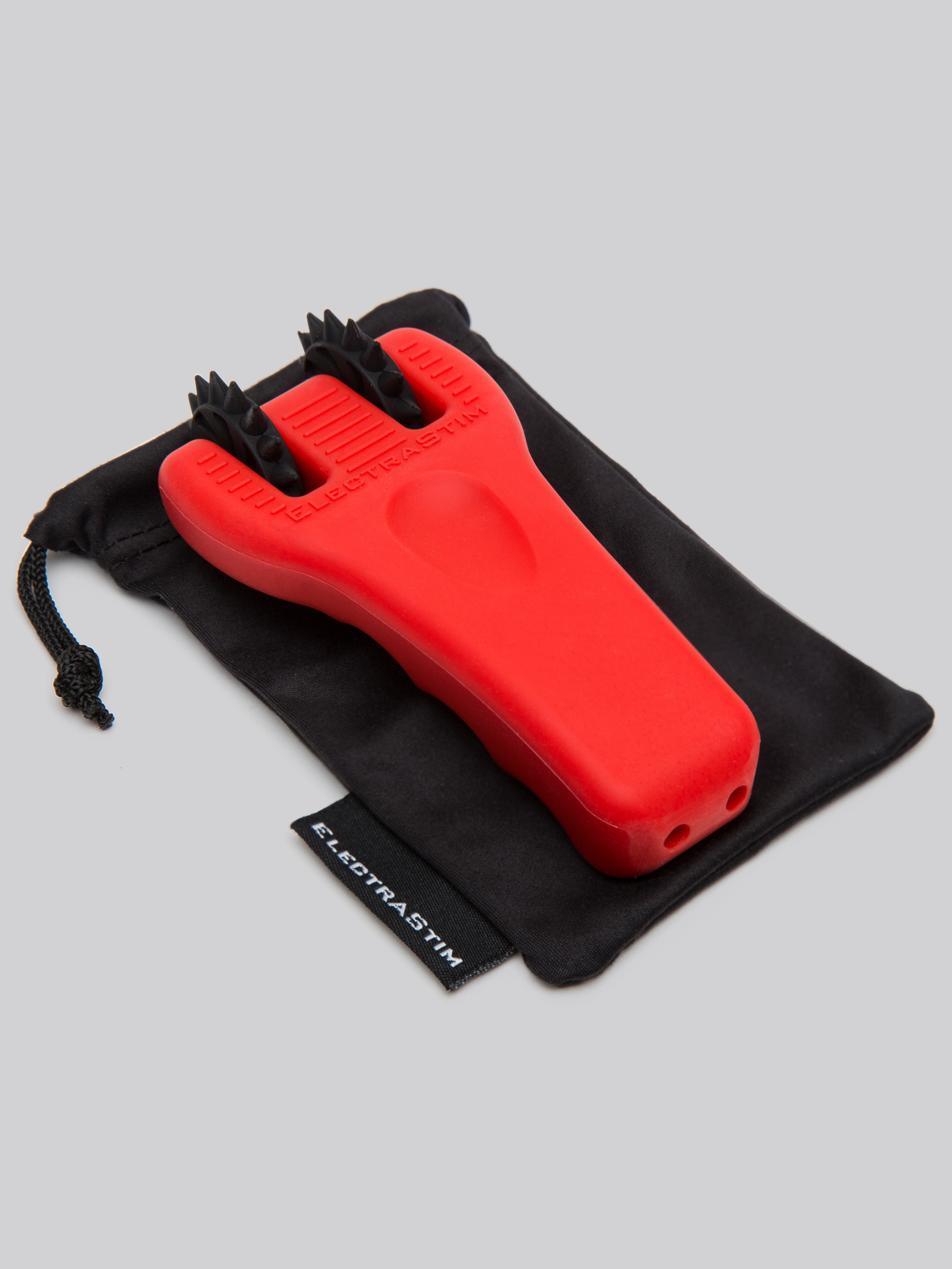 Electrastim Electrosex Silicone Double Pinwheel, Red, hi-res