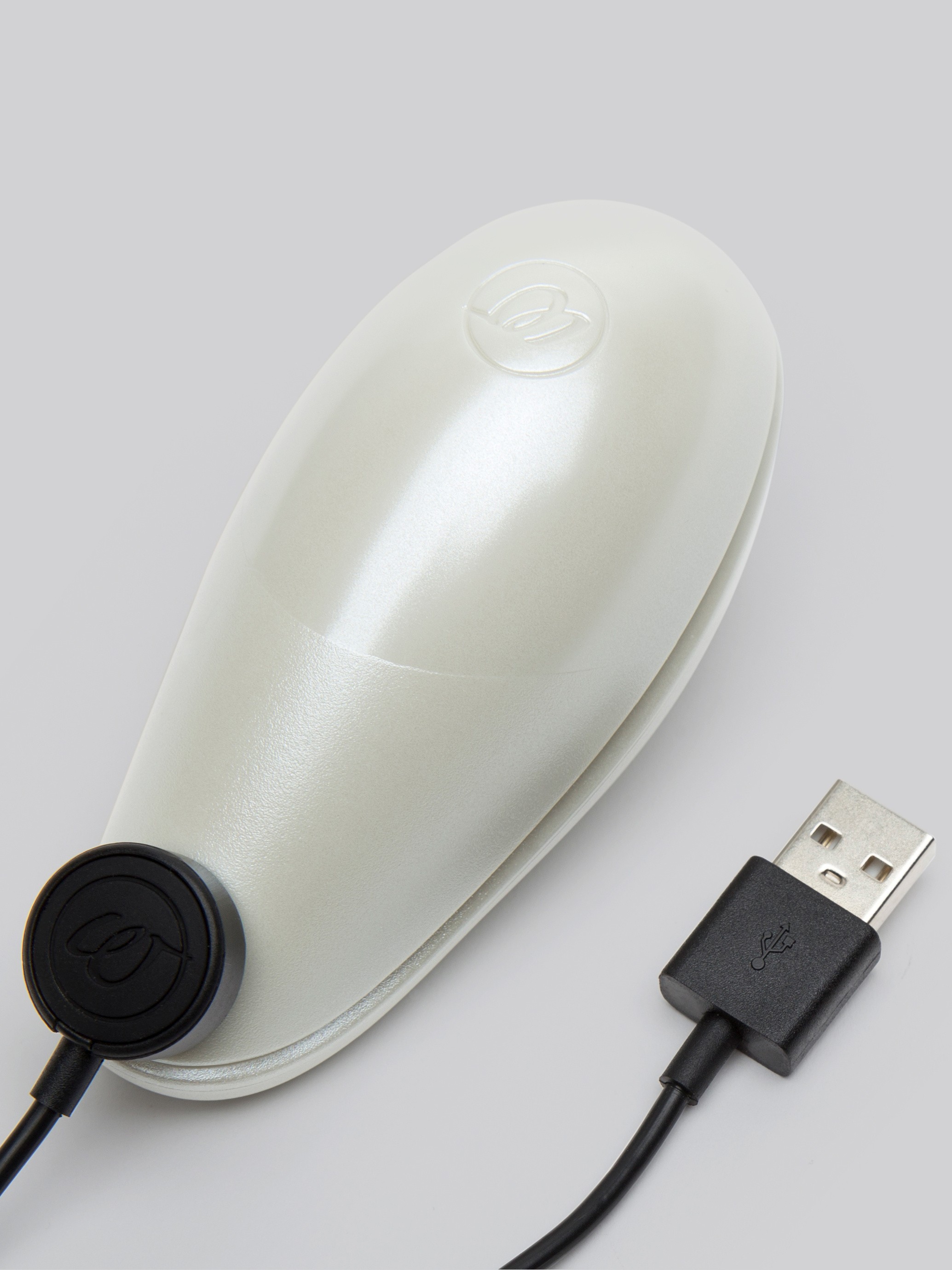 Womanizer Liberty Limited Edition Rechargeable Travel Clitoral Stimulator, White, hi-res