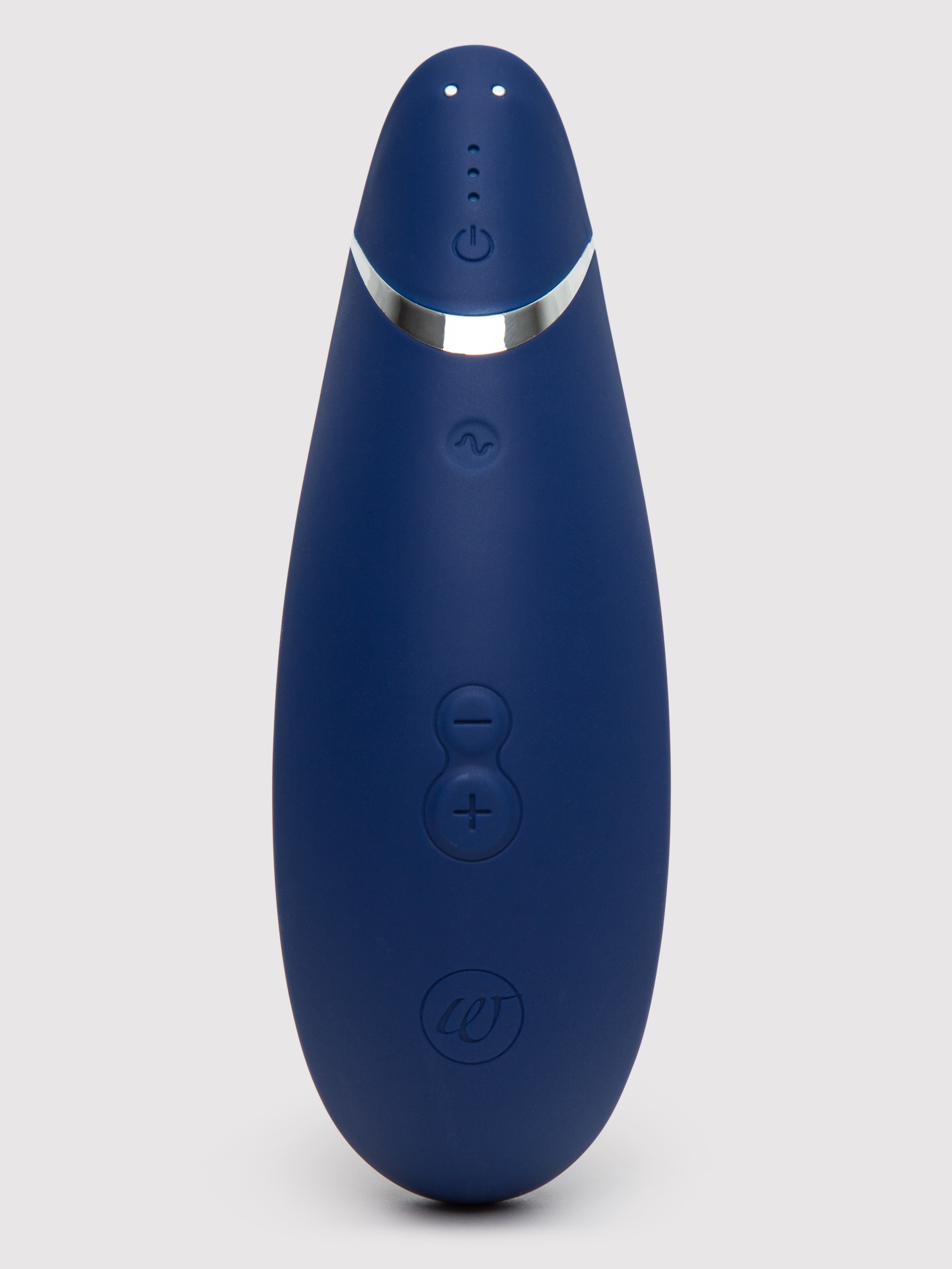 Womanizer Premium Rechargeable Smart Silence Clitoral Suction Stimulator, Blue, hi-res