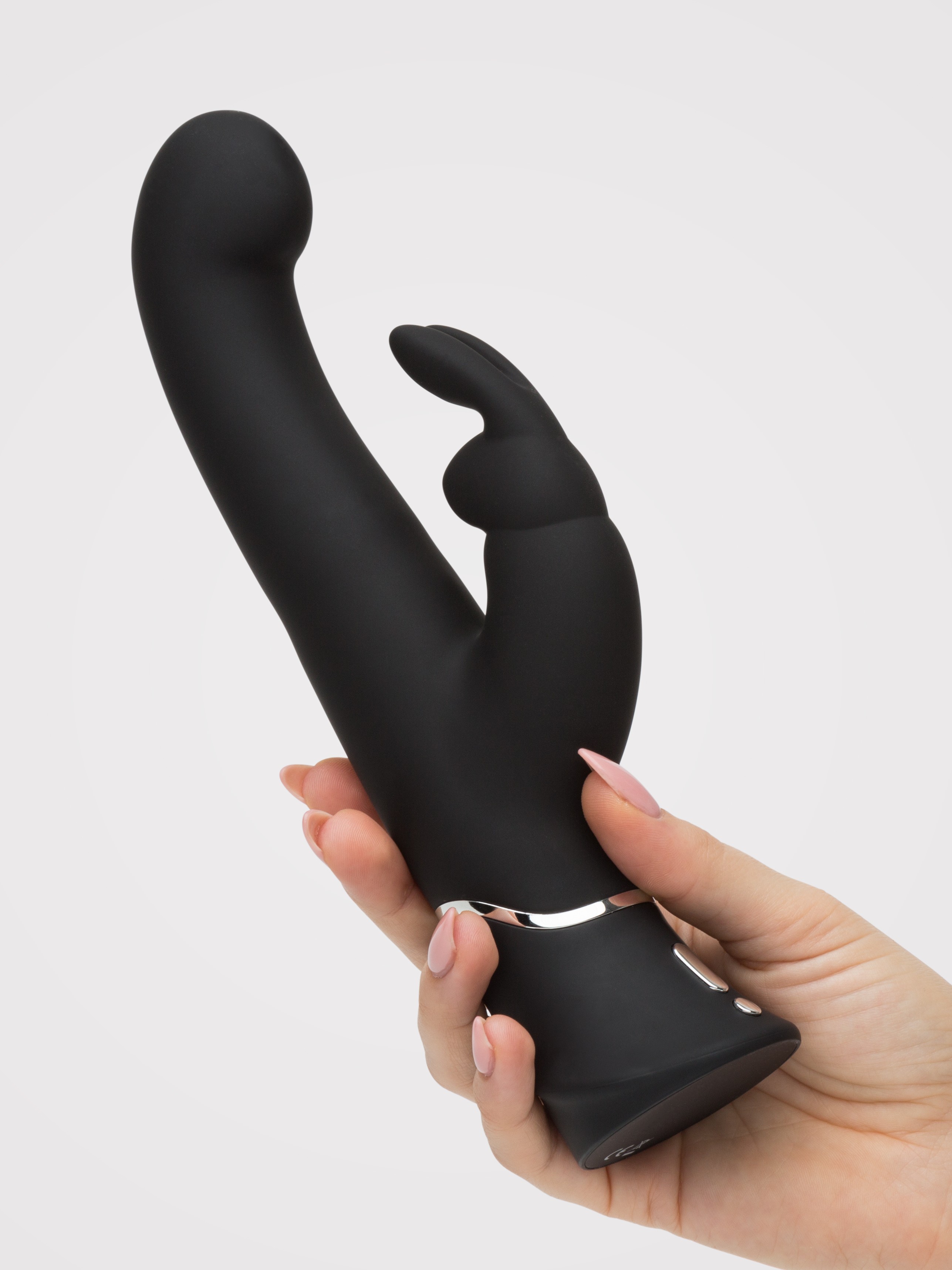 Happy Rabbit G-Spot Stroker Rechargeable Rabbit Vibrator, Black, hi-res