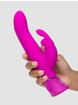 Happy Rabbit Curve Thrusting Rechargeable Rabbit Vibrator, Purple, hi-res
