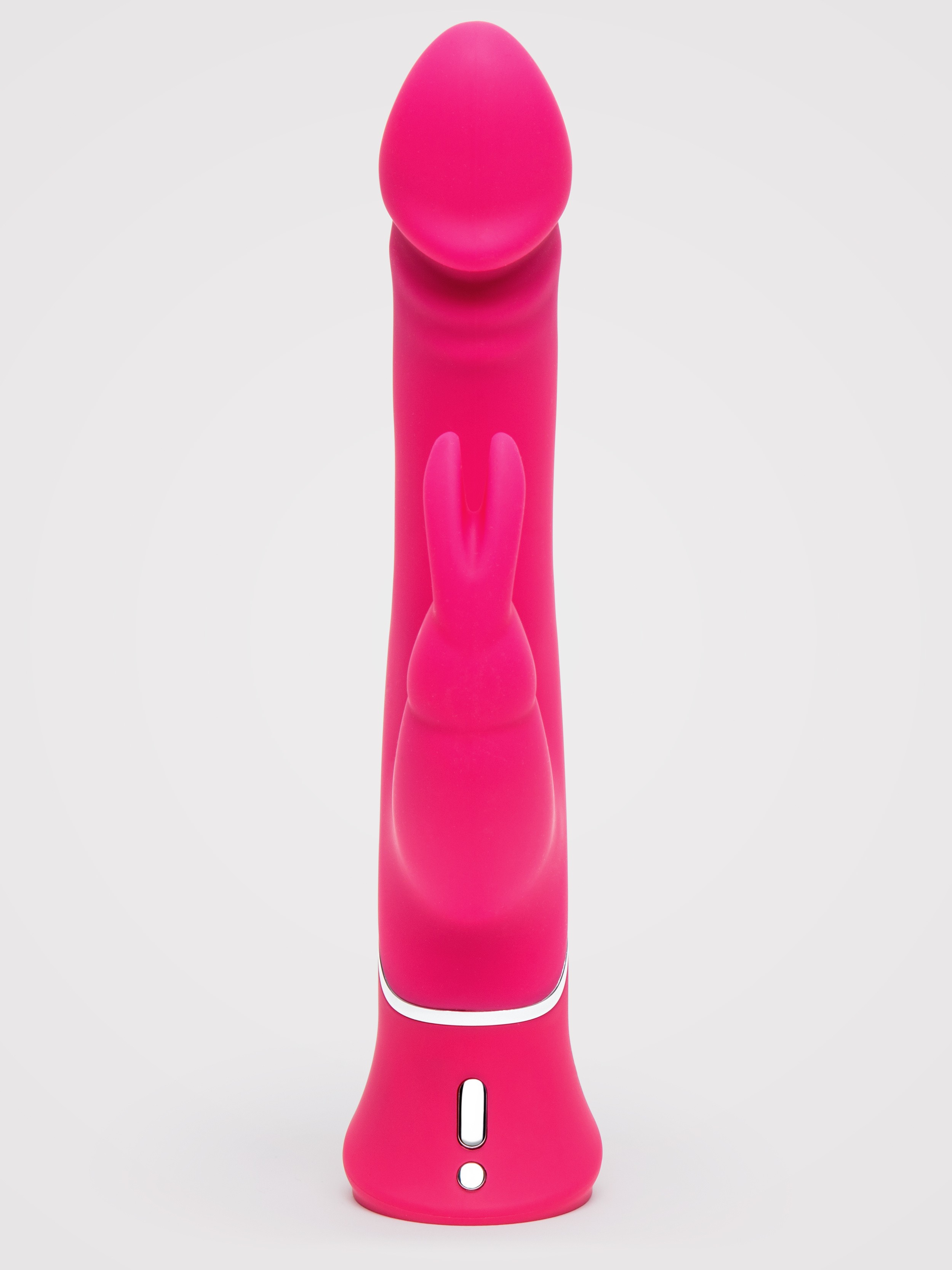 Happy Rabbit Realistic Dual-Density Rechargeable Rabbit Vibrator, Pink, hi-res