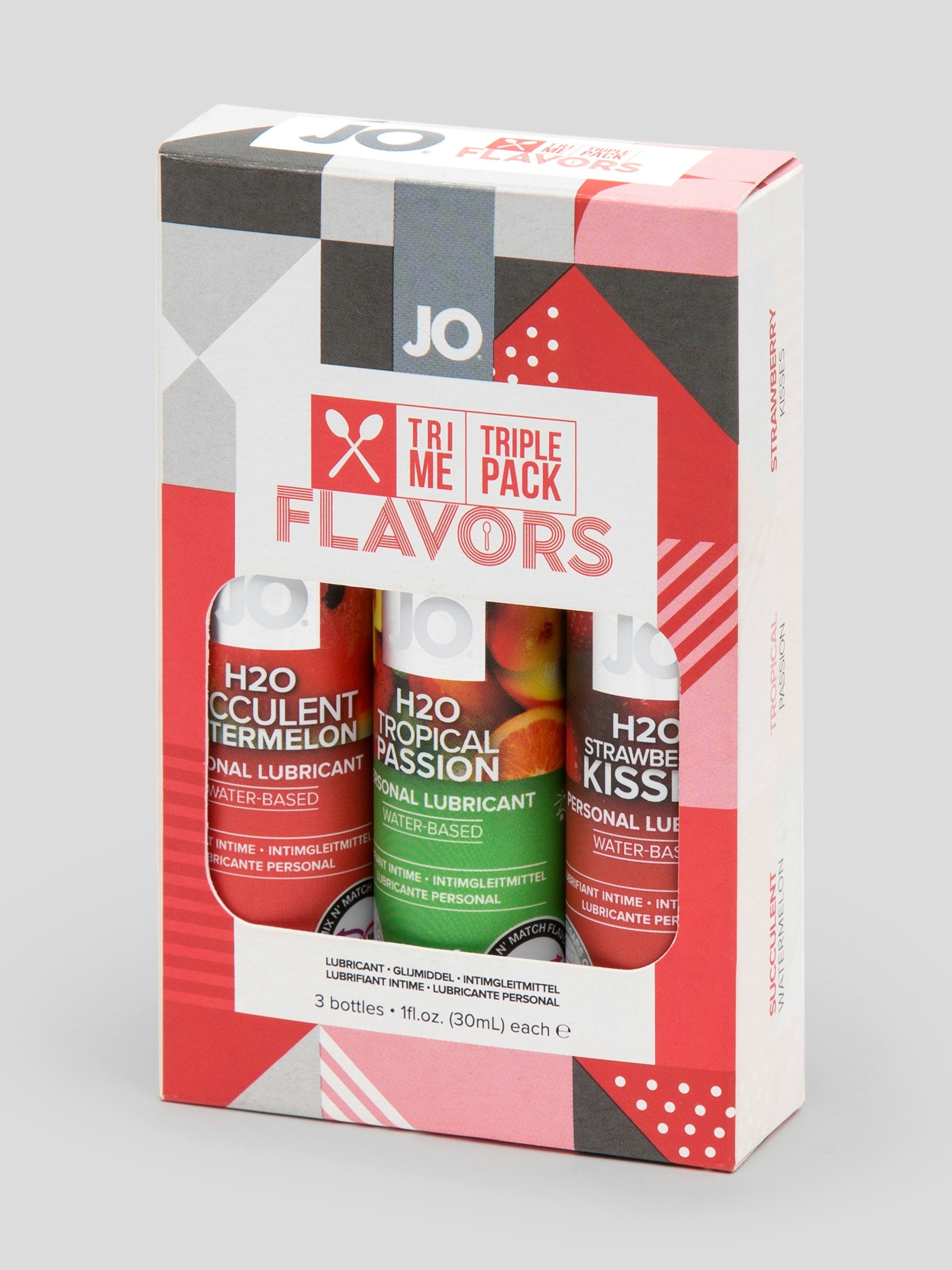 System JO Tri Me Flavours Lubricant Triple Pack (3 x 30ml), , hi-res