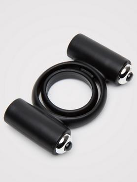 Lovehoney Double Date Silicone Vibrating Double Cock Ring