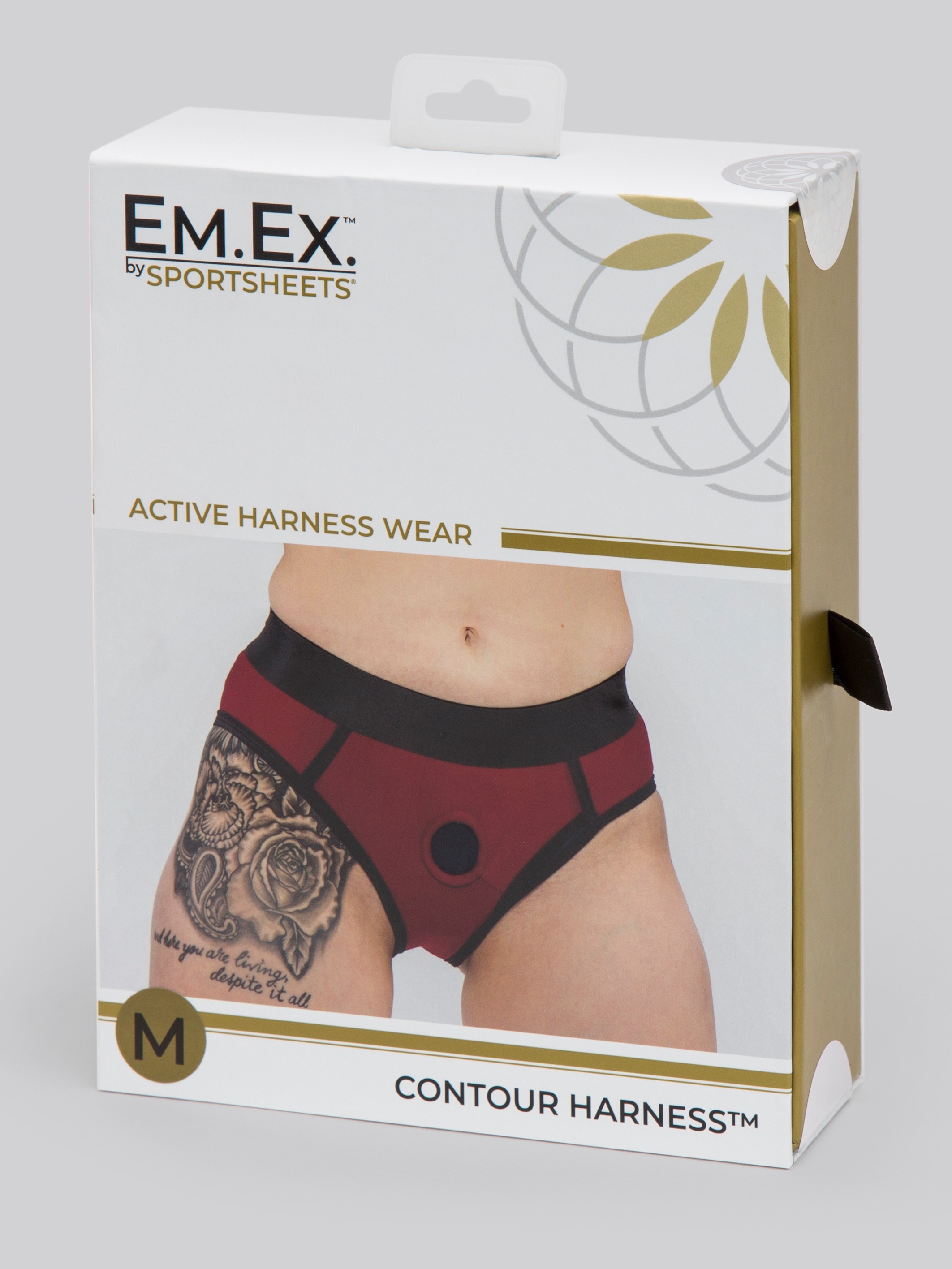 Sportsheets Contour Red Strap-On Harness Briefs, Red, hi-res