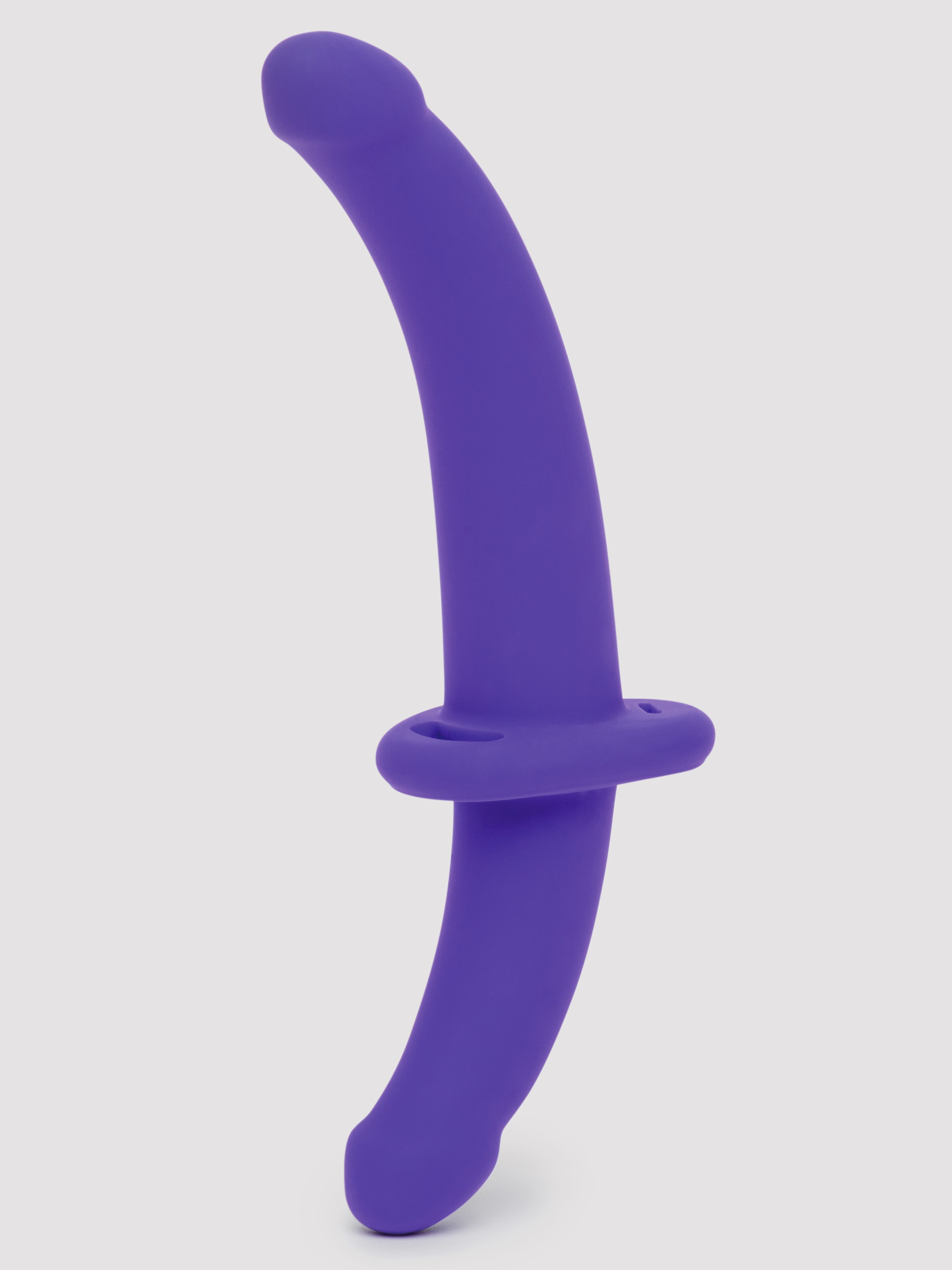 Lovehoney Double Take Double-Ended Strap-On Dildo, Purple, hi-res