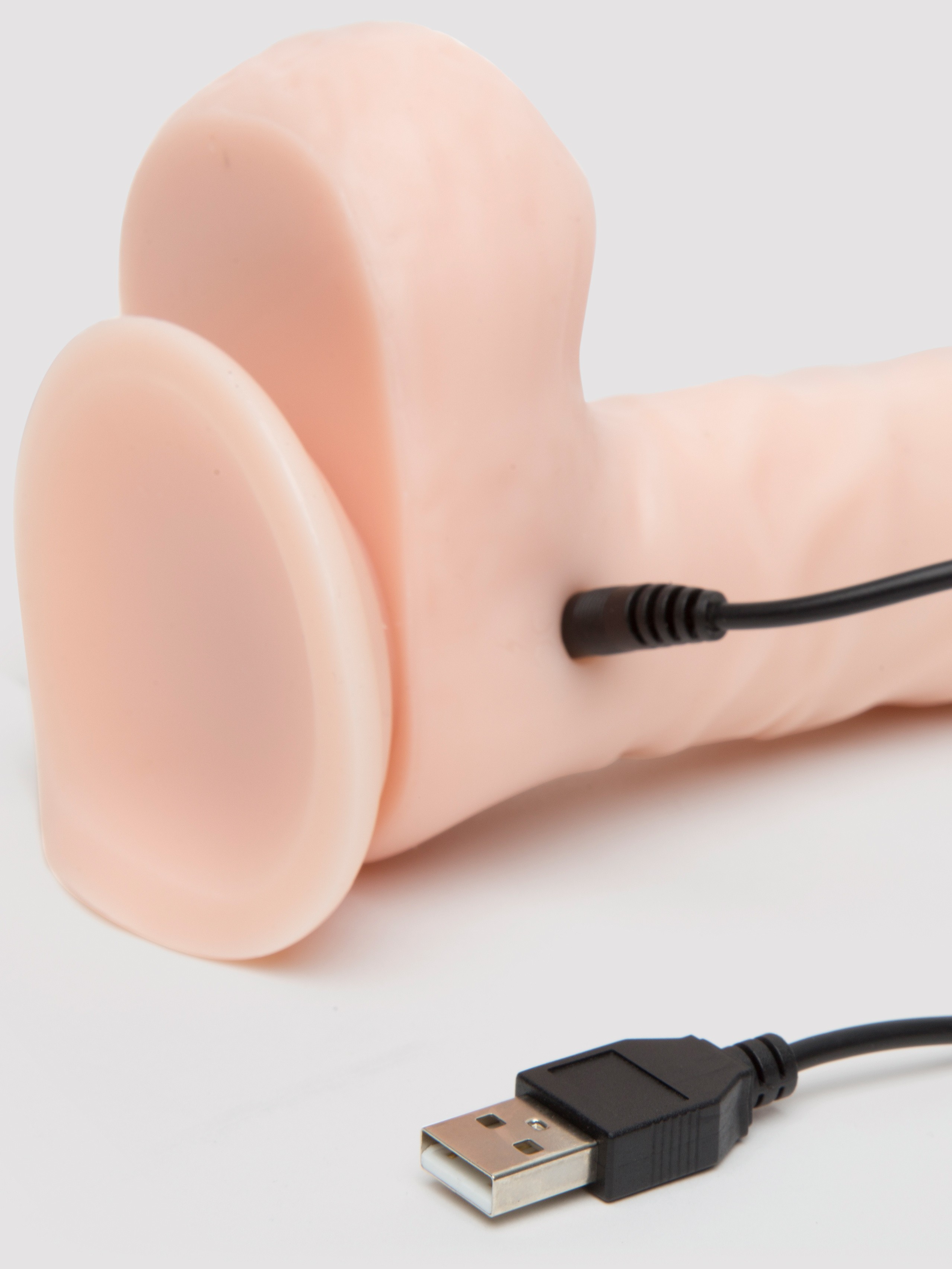 Lifelike Lover Luxe Thrusting and Rotating Dildo 8 Inch, Flesh Pink, hi-res