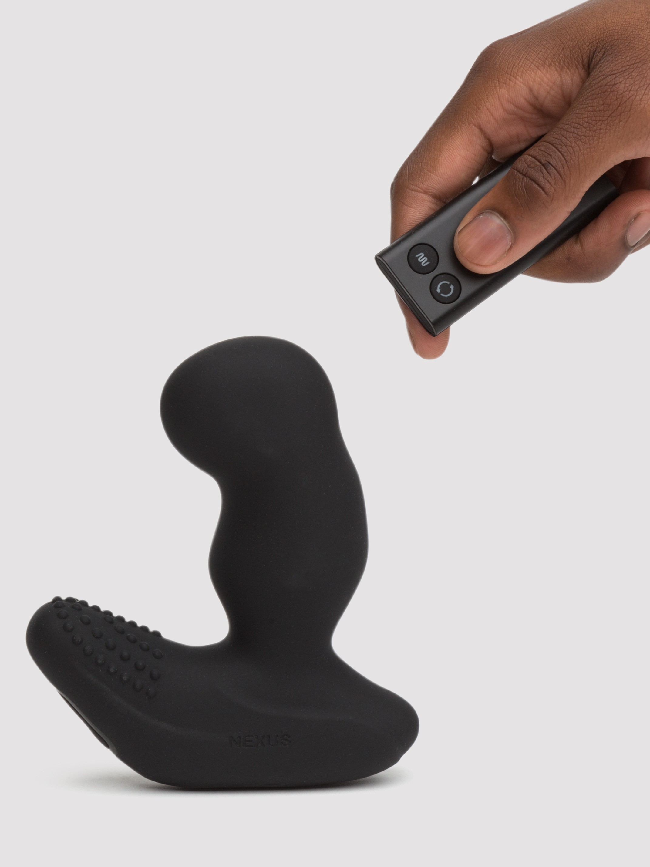 Nexus Revo Extreme Remote Control Rotating Prostate Massager, Black, hi-res