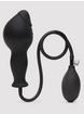 Lovingjoy Silicone Inflatable Dildo 6 Inch, Black, hi-res