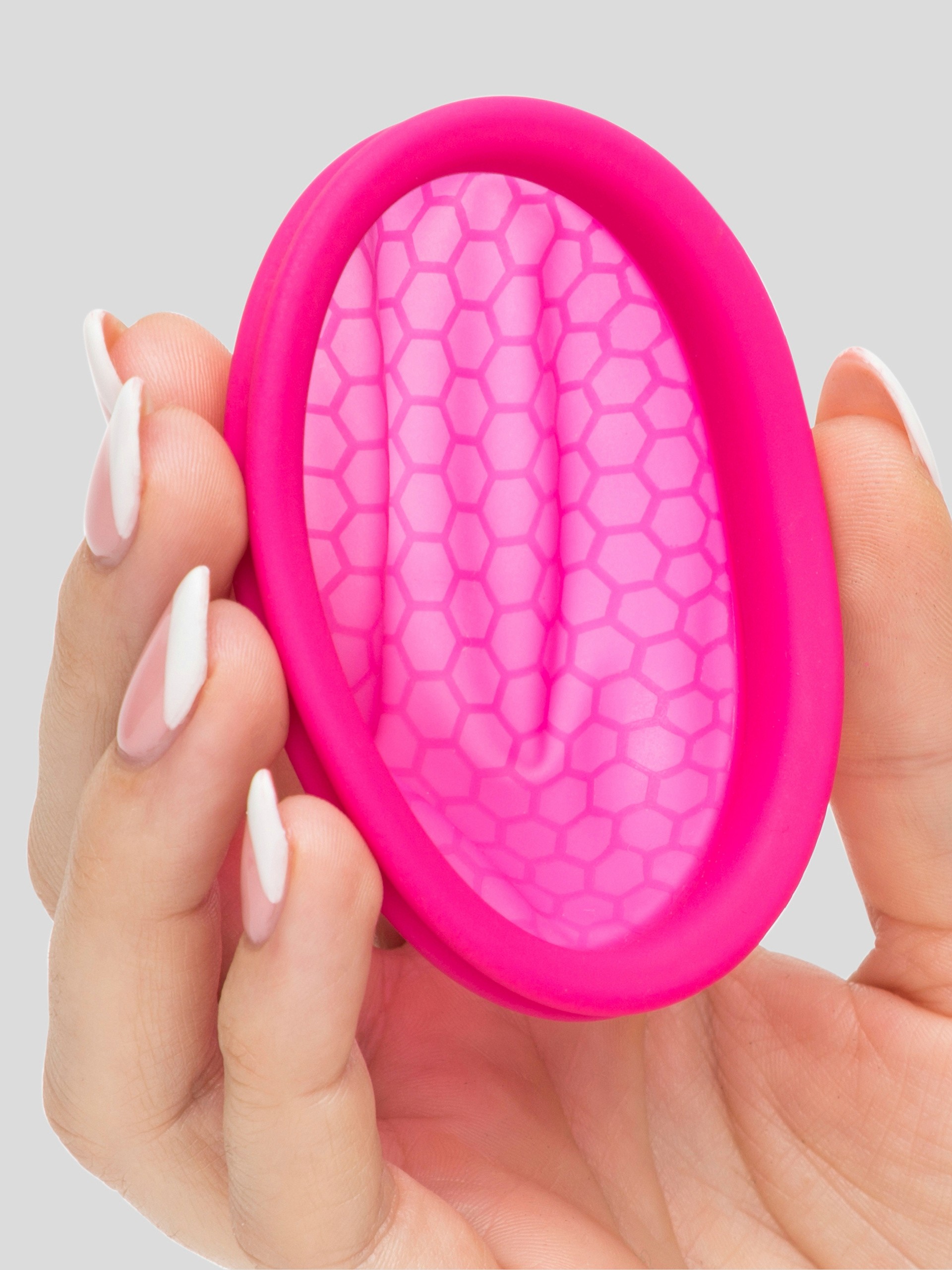 Intimina Ziggy Ultimate Comfort Flat-Fit Menstrual Cup, Pink, hi-res