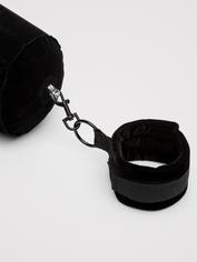 DOMINIX Deluxe Inflatable Spreader Bar, Cuff and Blindfold Set, Black, hi-res