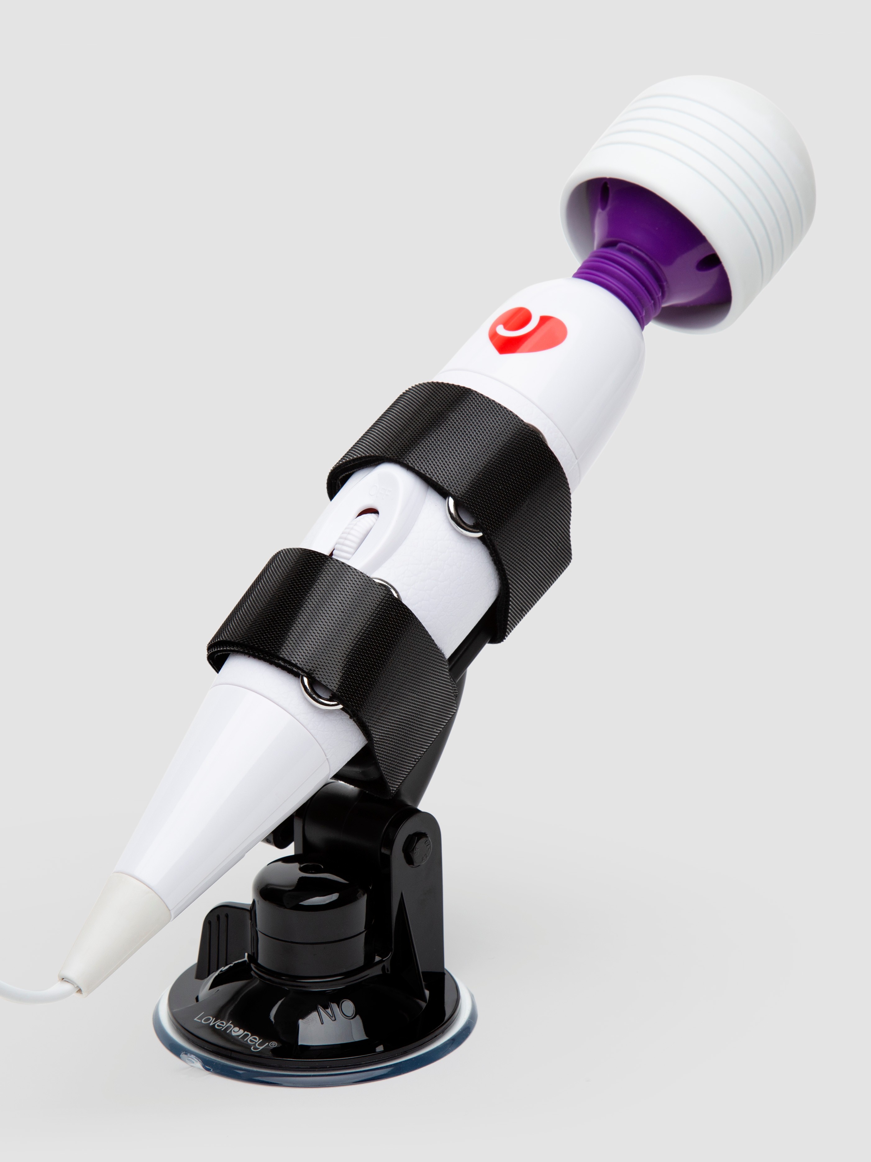 Lovehoney Hands-Free Sex Toy Holder, Black, hi-res