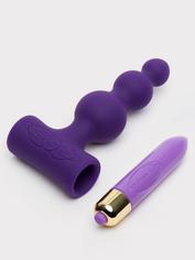 Rocks Off Petite Sensations Bubbles 7 Function Vibrating Anal Beads, Purple, hi-res