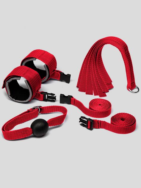 Scarlet Bound Bondage Kit (4 Piece), Red, hi-res