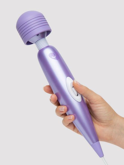 Lovehoney Extra Powerful Multispeed Plug In Massage Wand Vibrator, Purple, hi-res