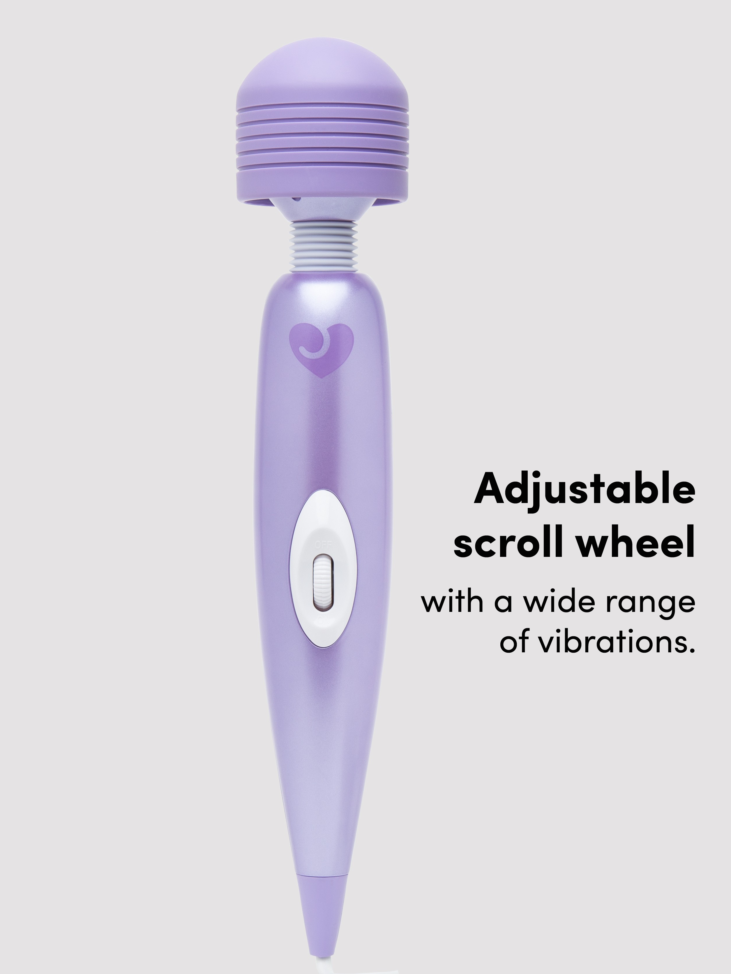 Lovehoney Extra Powerful Multispeed Mains Powered Magic Wand Vibrator, Purple, hi-res