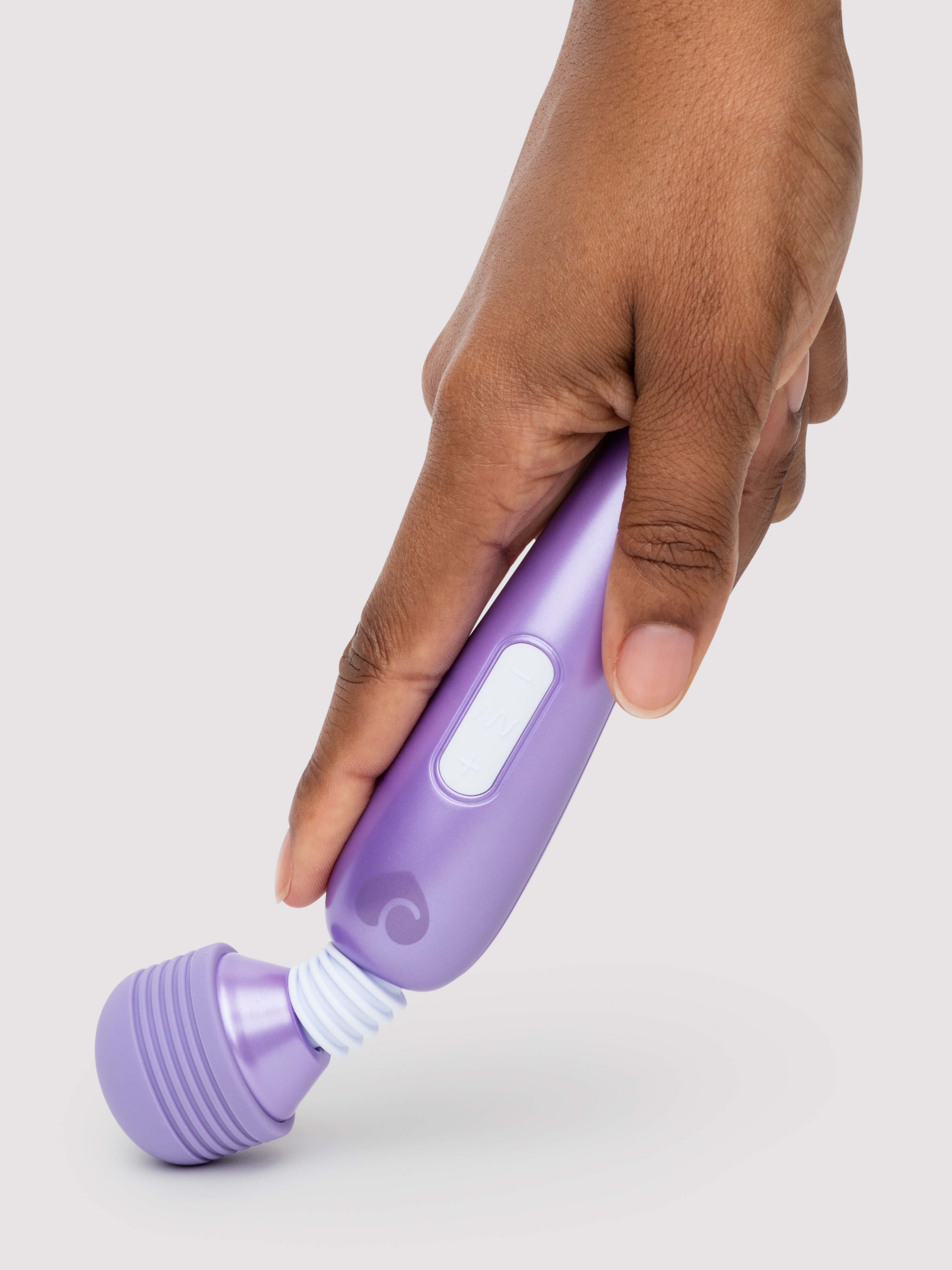Lovehoney Deluxe Rechargeable Mini Massage Wand Vibrator, Purple, hi-res