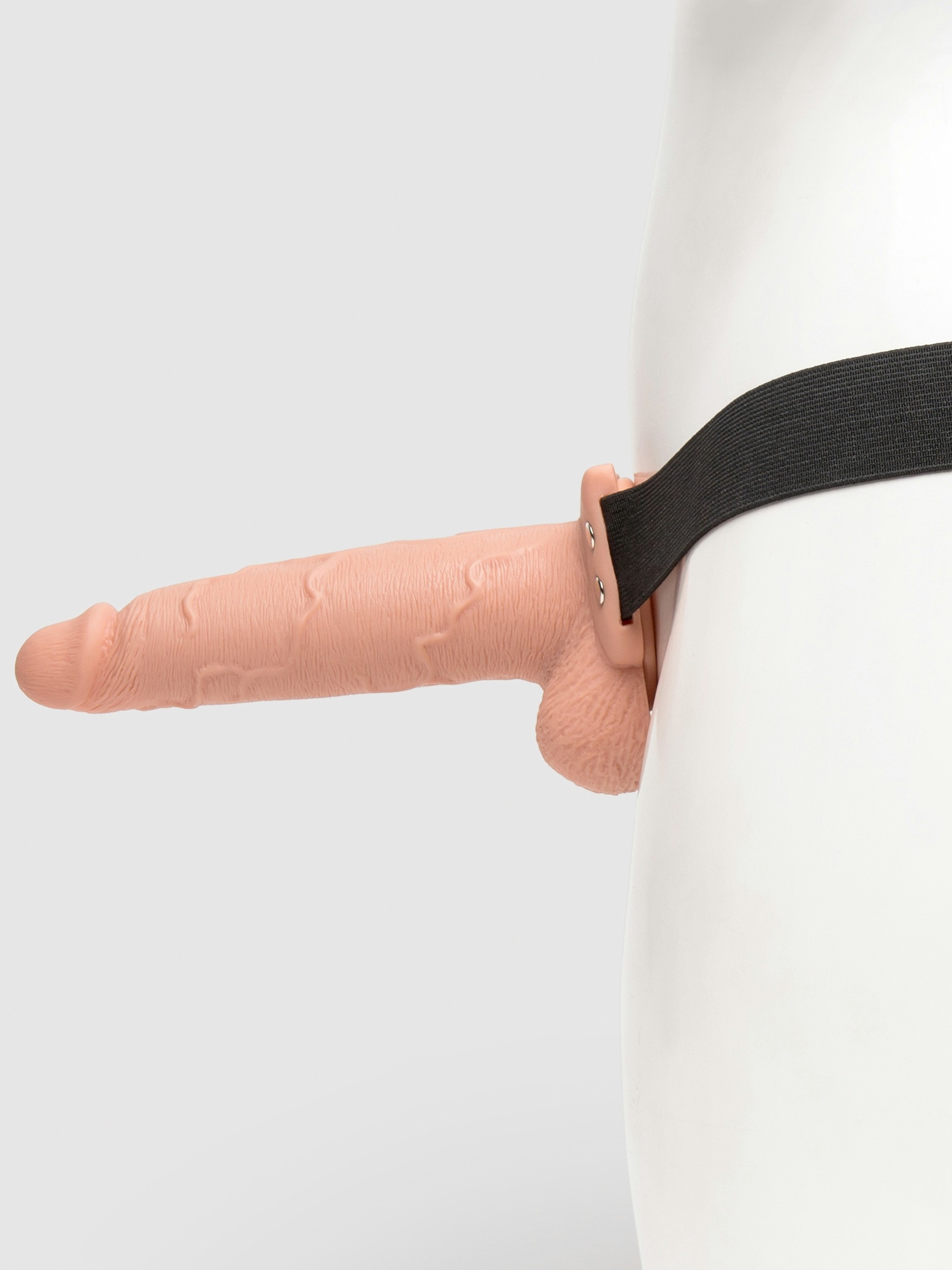 Fetish Fantasy Ejaculating Hollow Strap-On 7.5 Inch, Flesh Pink, hi-res