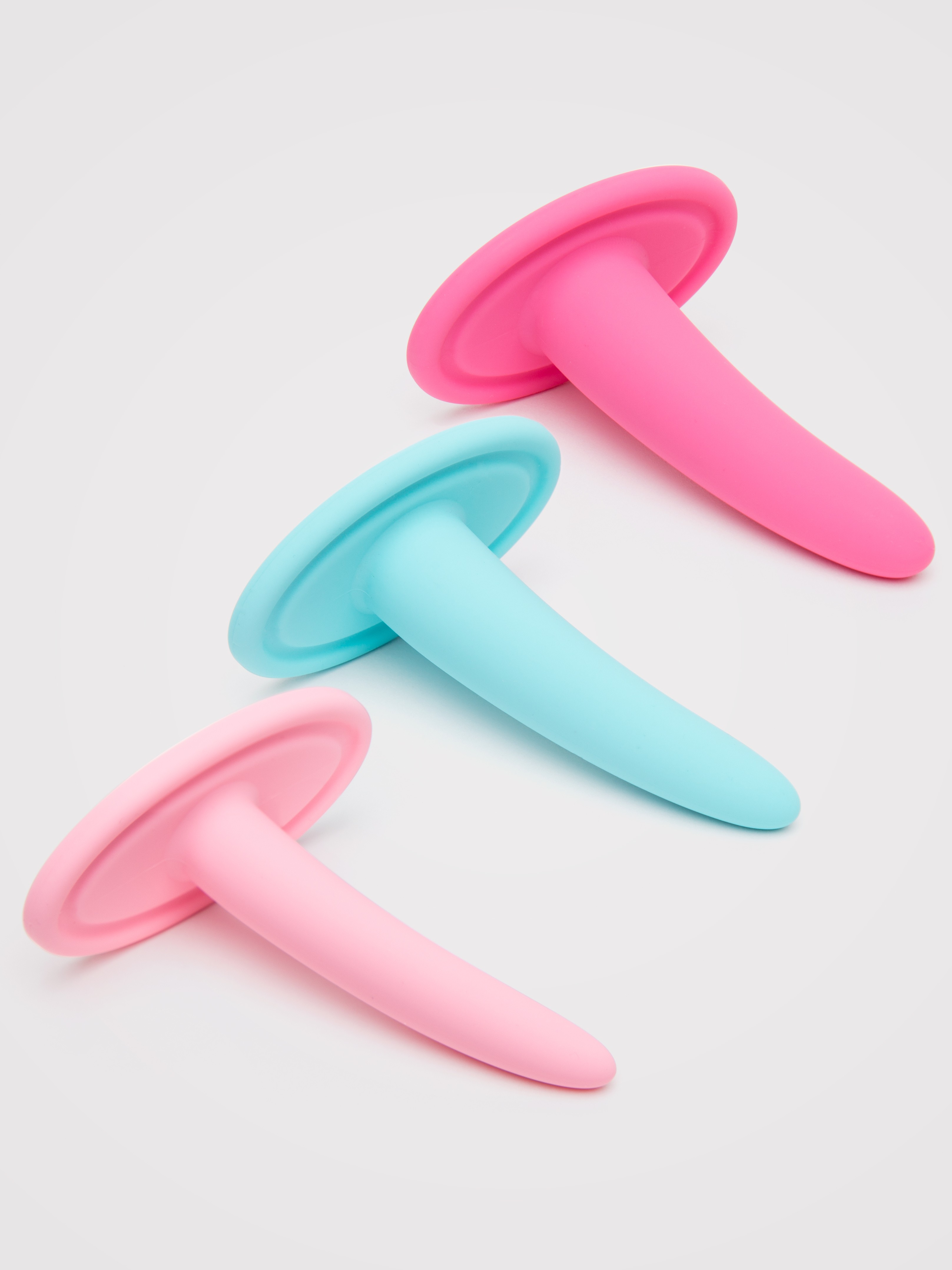 she-ology Wearable Silicone Vaginal Dilator Set (5 Piece), Pink, hi-res