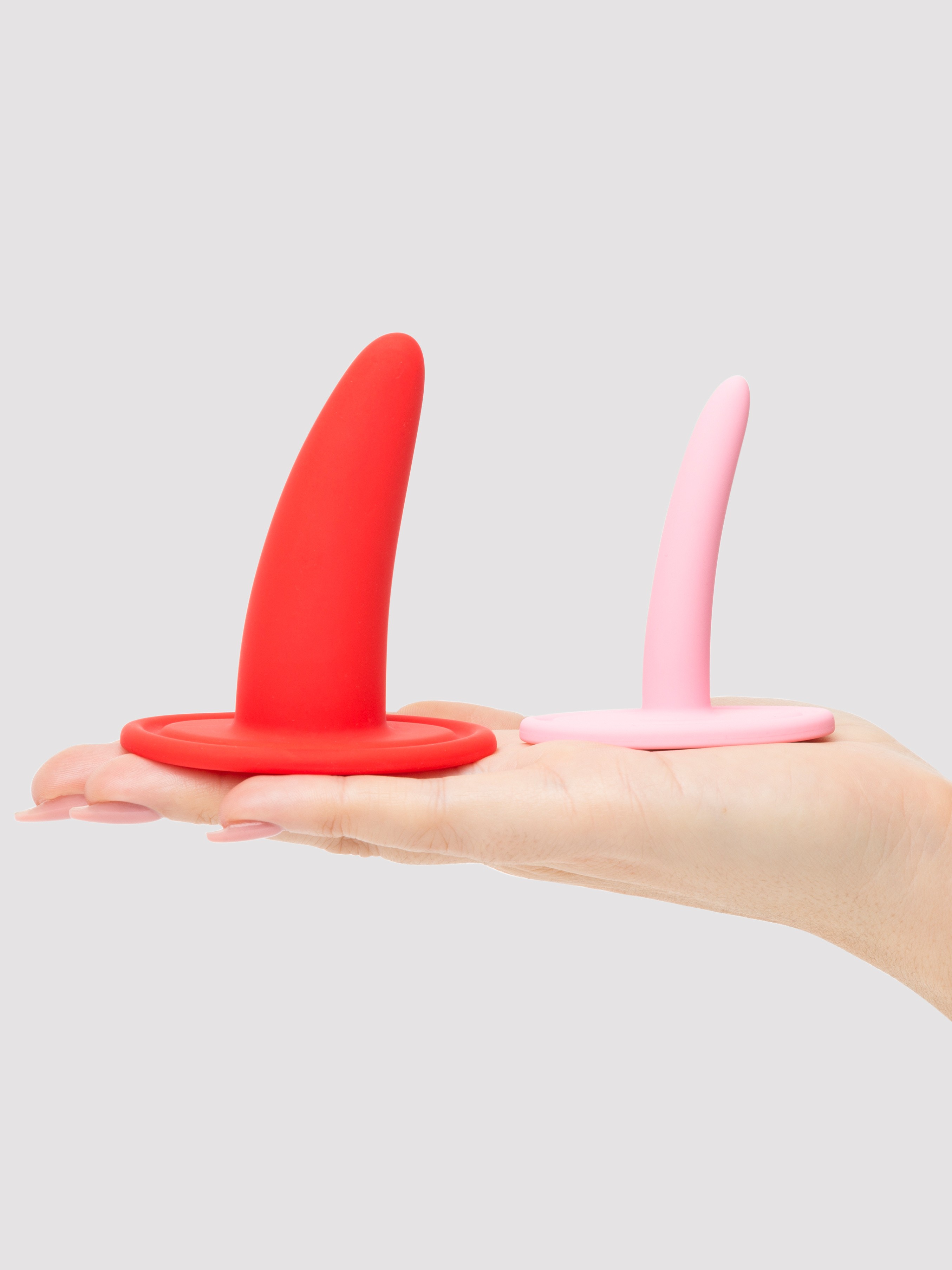 she-ology Wearable Silicone Vaginal Dilator Set (5 Piece), Pink, hi-res