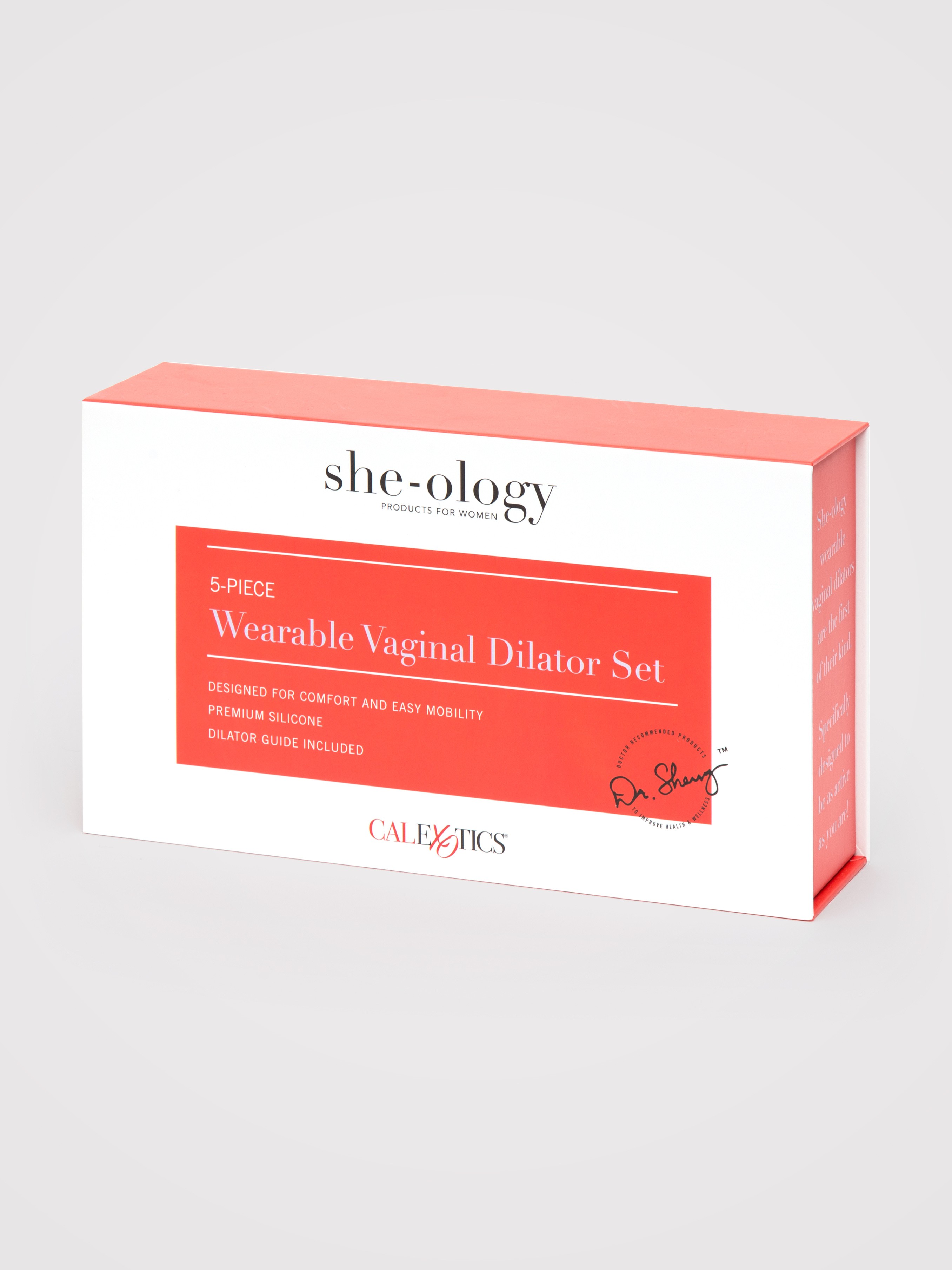 she-ology Wearable Silicone Vaginal Dilator Set (5 Piece), Pink, hi-res