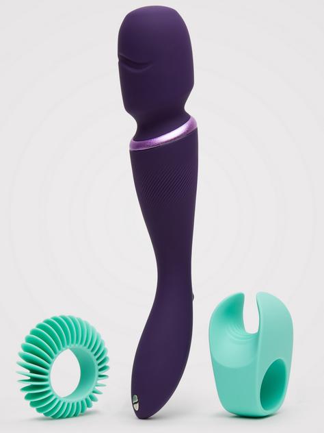We-Vibe App Controlled Rechargeable Cordless Wand Vibrator, Purple, hi-res