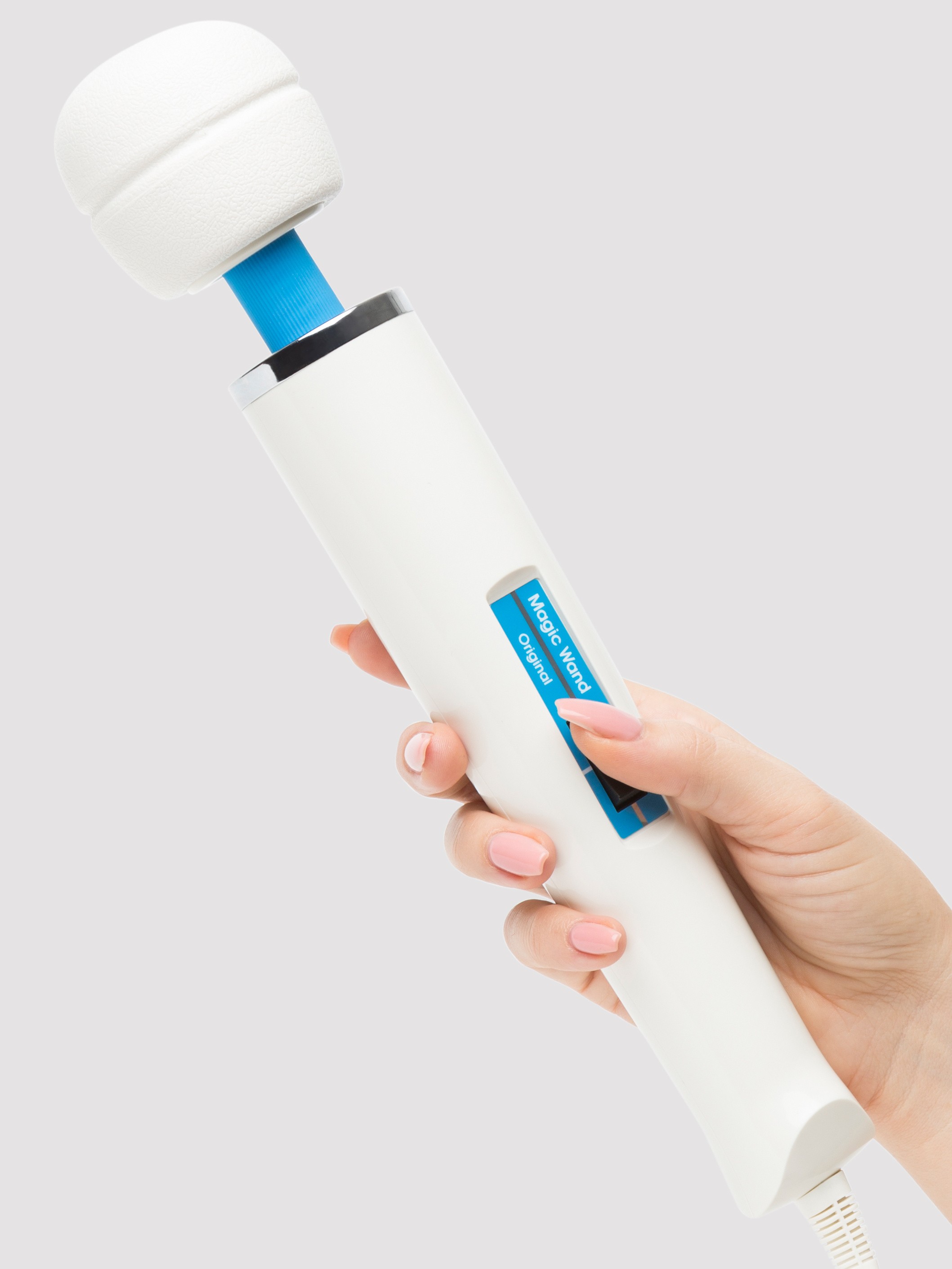 Magic Wand Original Extra Powerful Plug-In Vibrator, White, hi-res