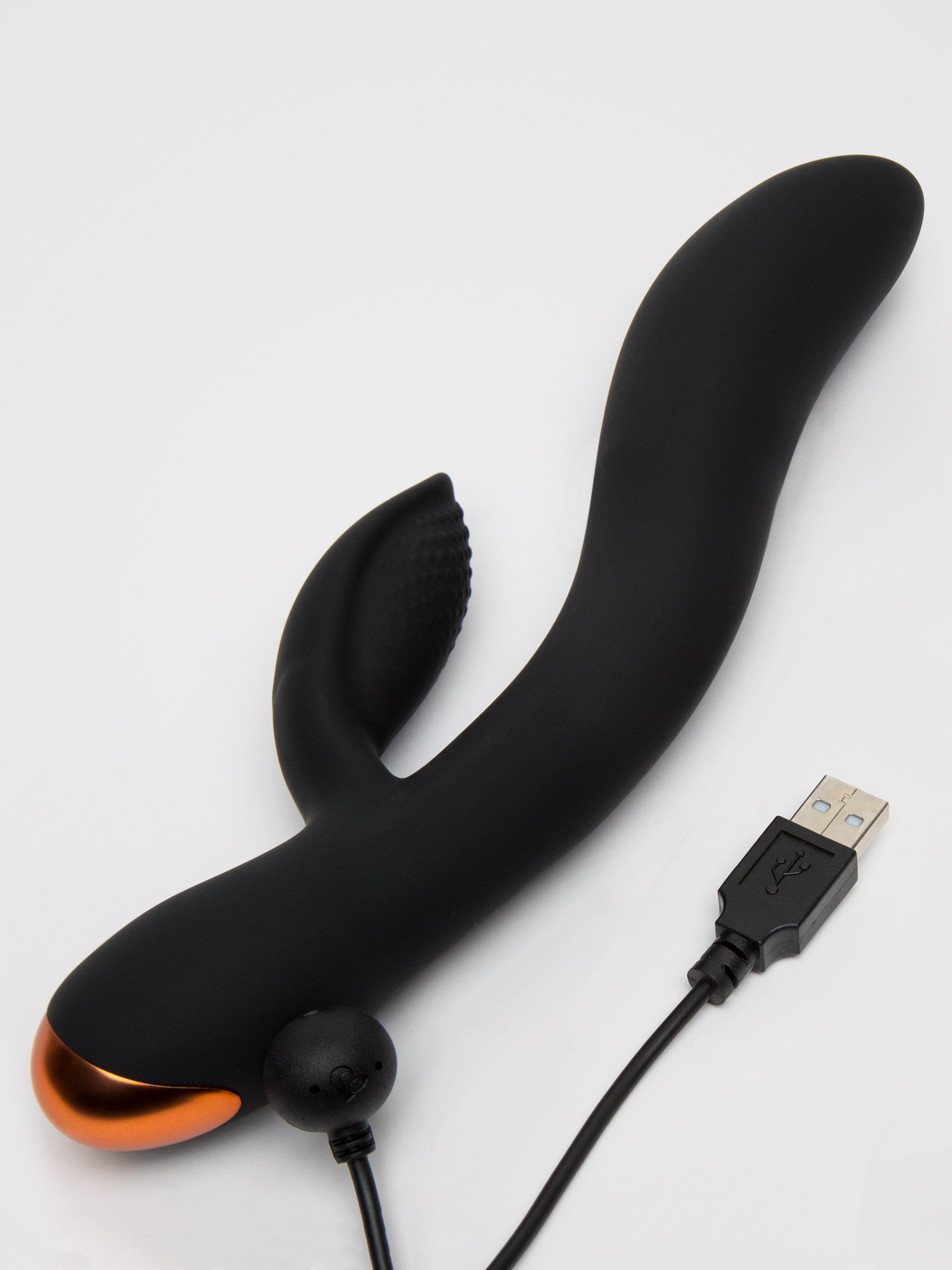 Rocks Off Regala 10 Function A-Spot Rabbit Vibrator, Black, hi-res