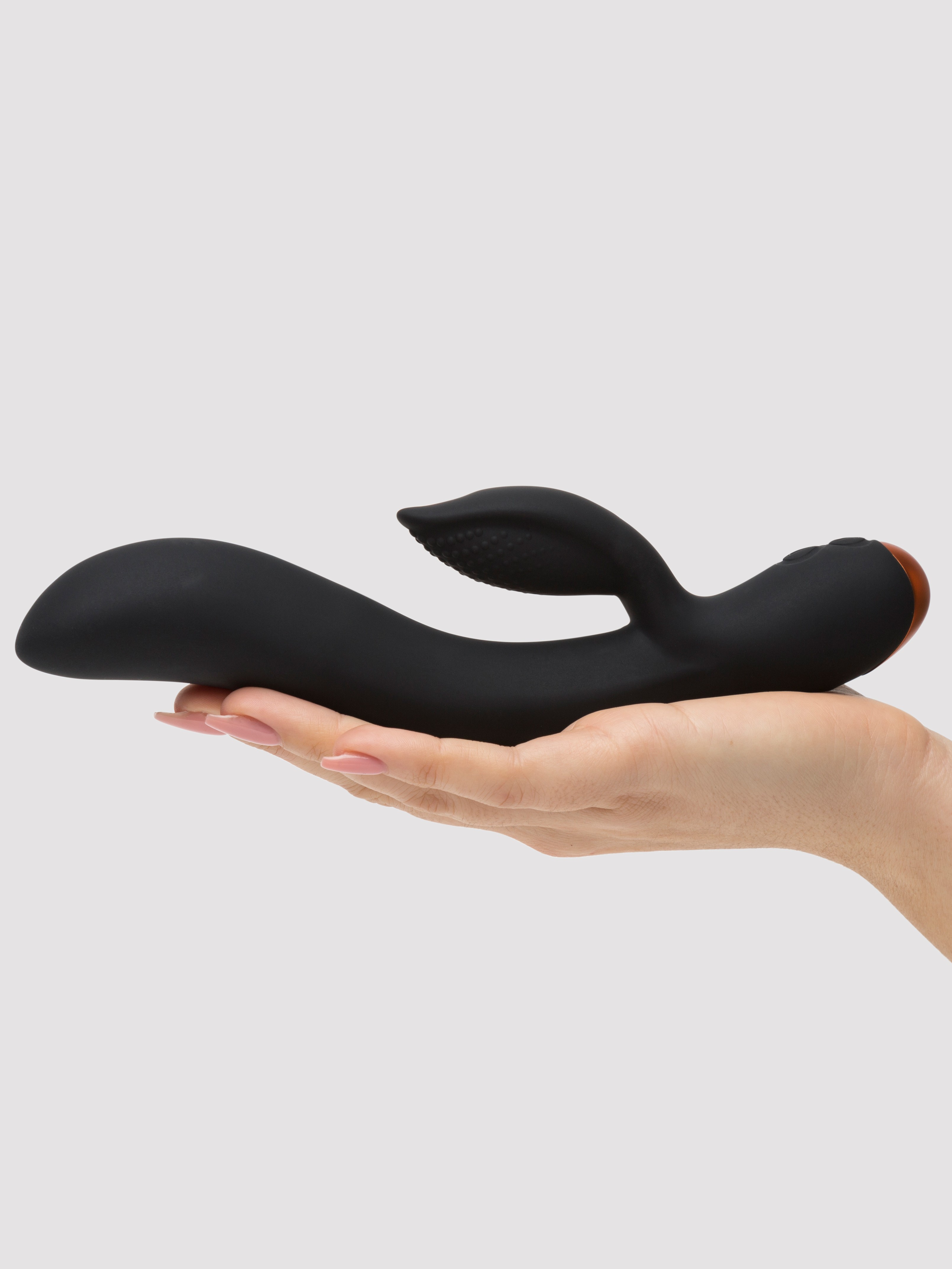 Rocks Off Regala 10 Function A-Spot Rabbit Vibrator, Black, hi-res