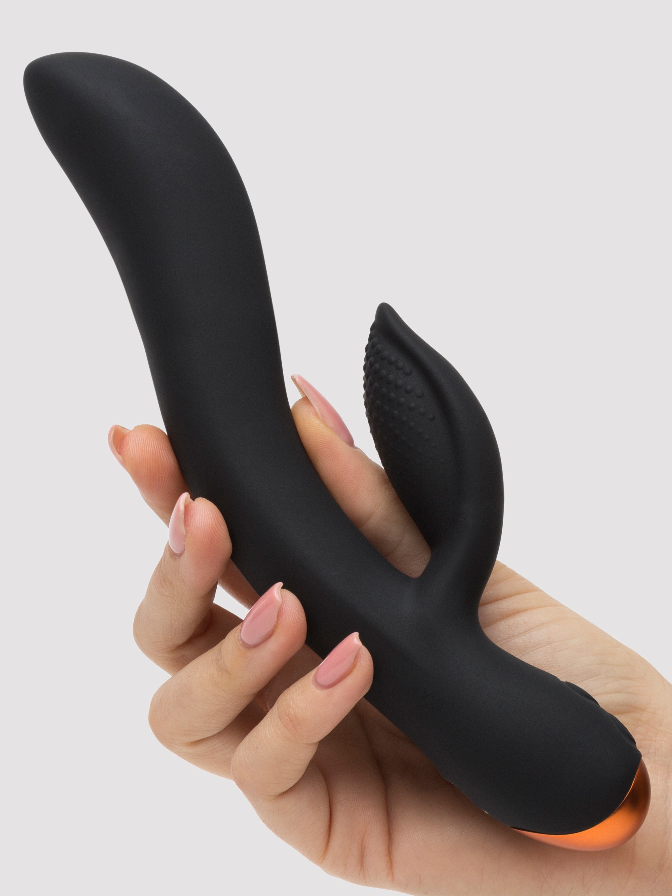 Rocks Off Regala 10 Function A-Spot Rabbit Vibrator, Black, hi-res