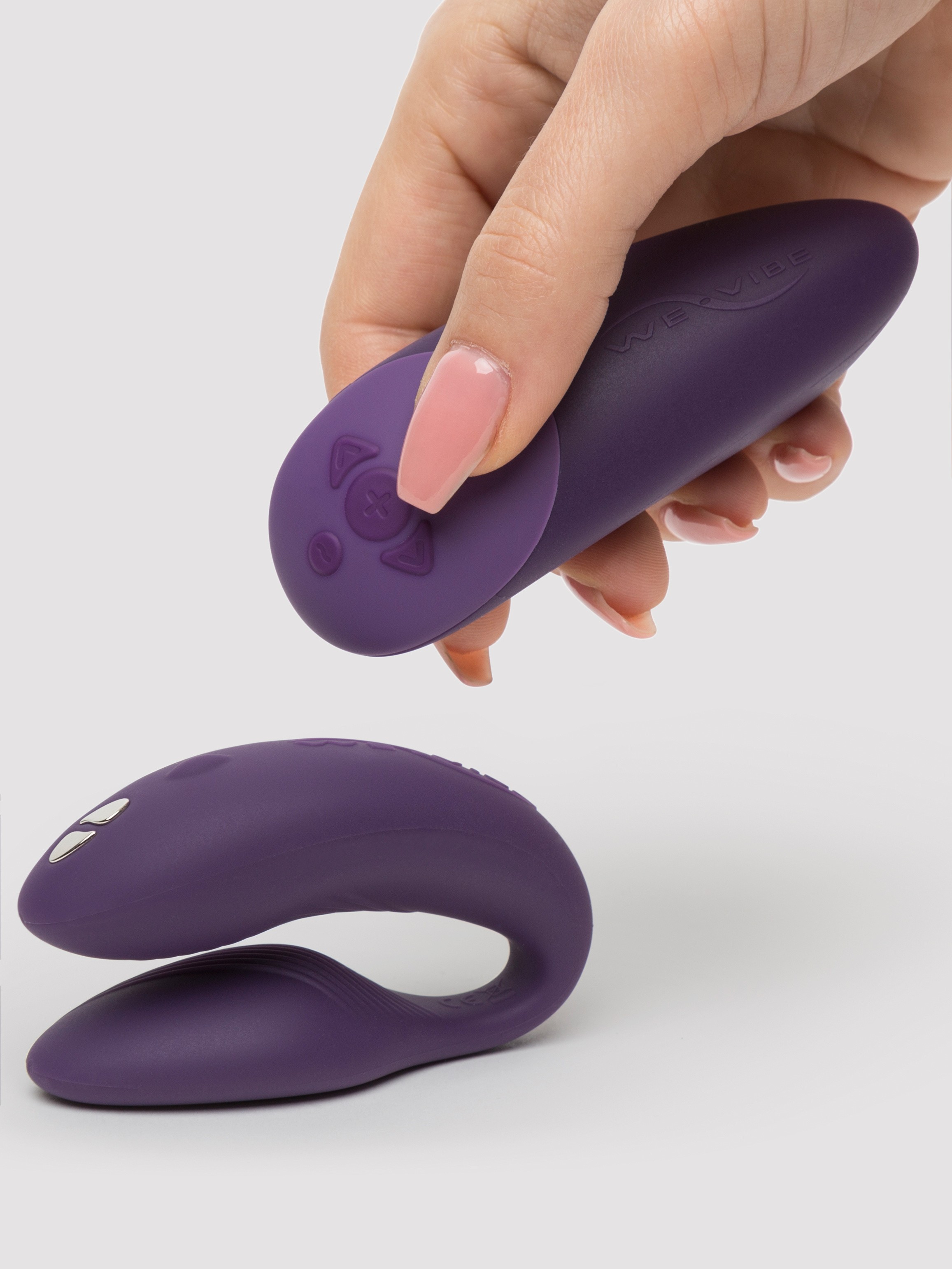 We-Vibe Chorus App and Remote Control Couple's Vibrator, Silver, hi-res
