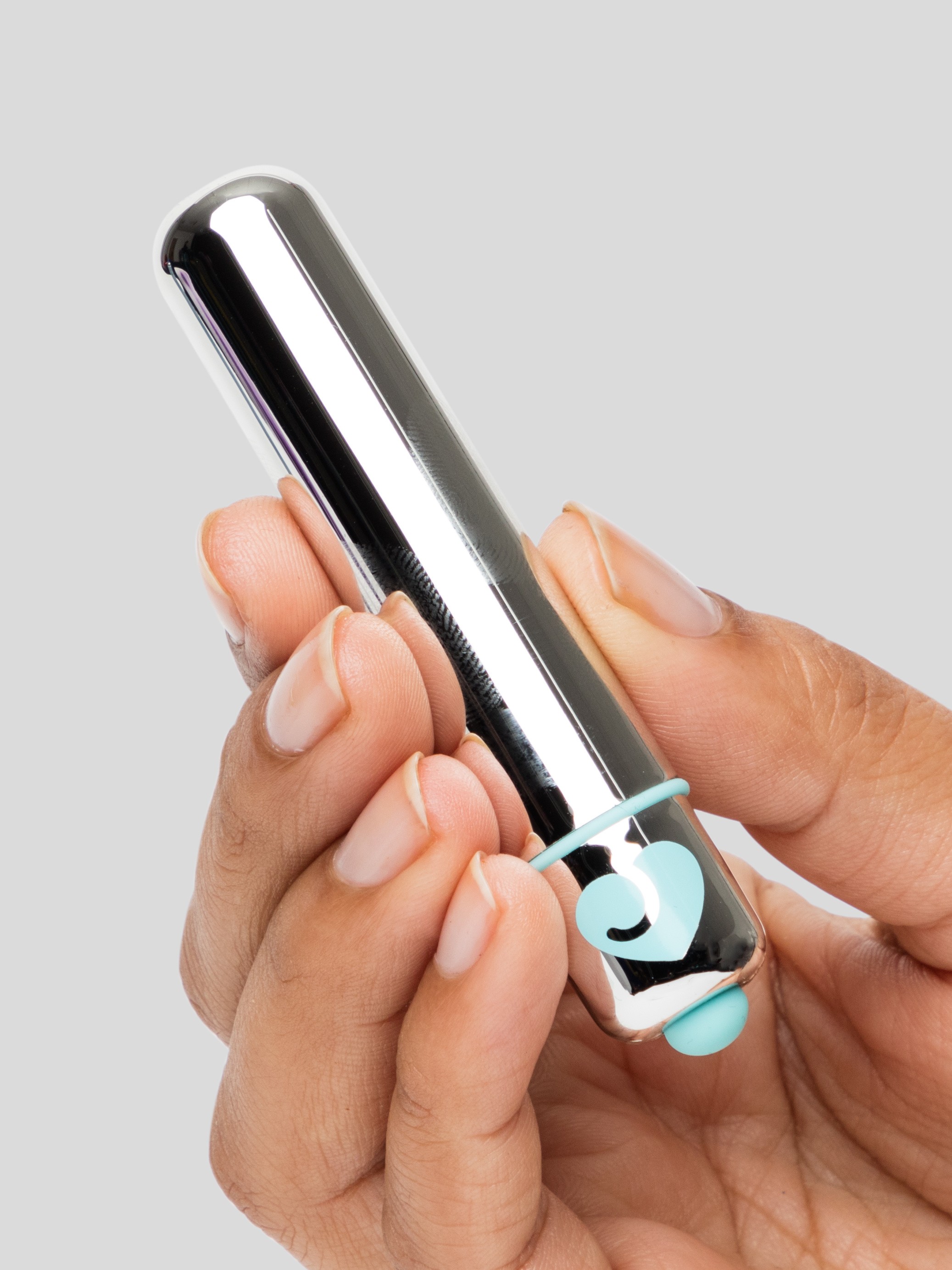 Lovehoney Thrill 10 Function Bullet Vibrator, Silver, hi-res